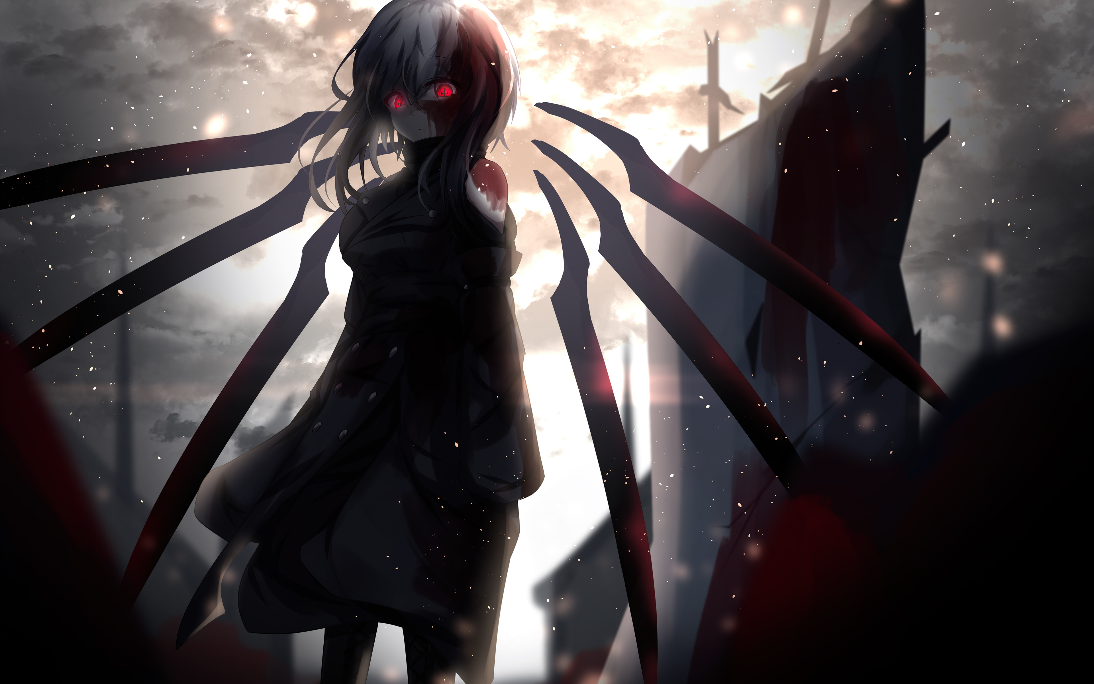 Bloody Anime Girl Wallpapers