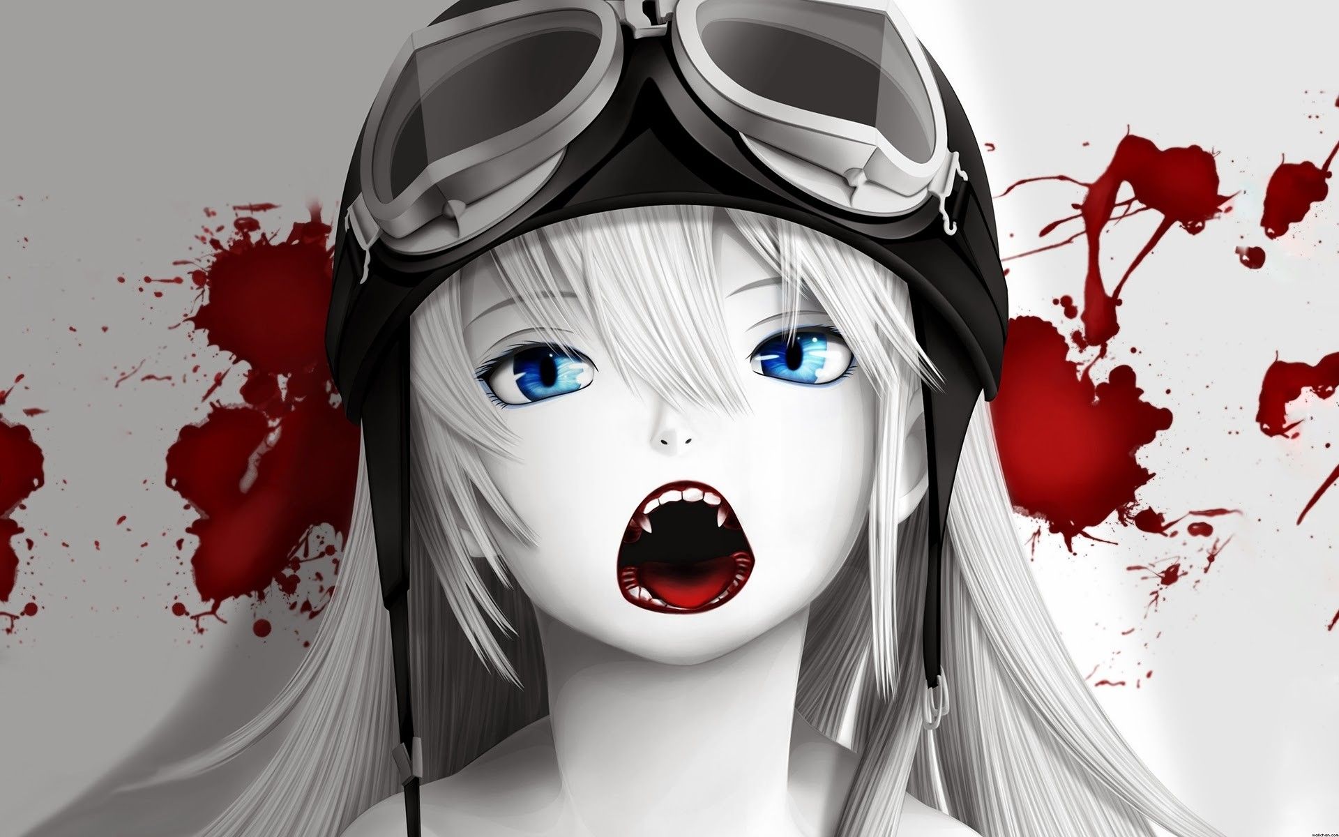 Bloody Anime Girl Wallpapers