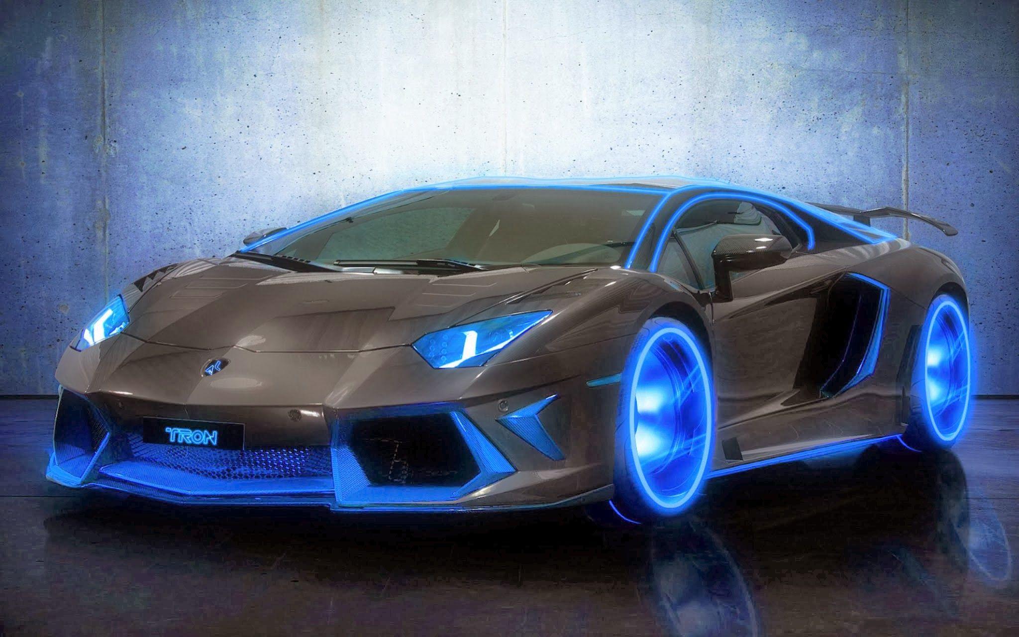 Blue And Black Lambo Wallpapers