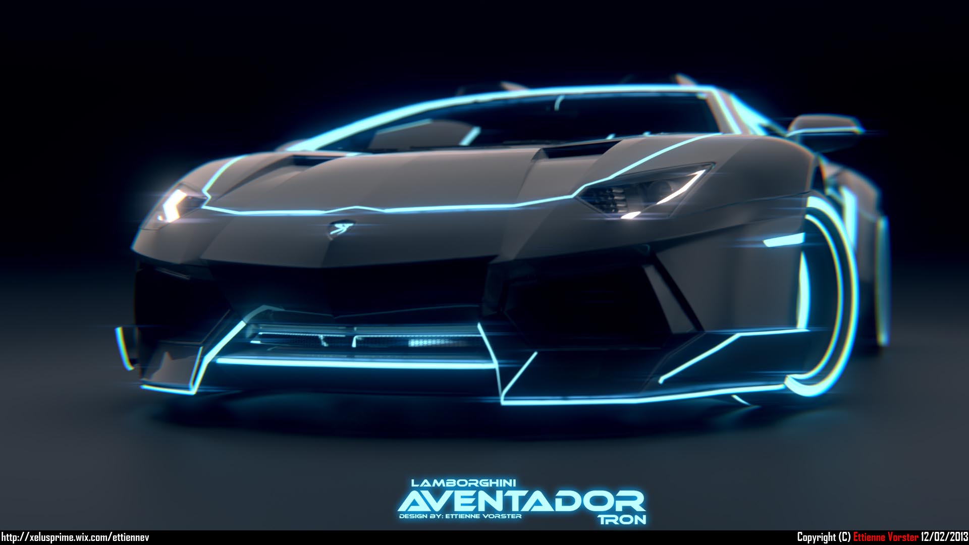 Blue And Black Lambo Wallpapers