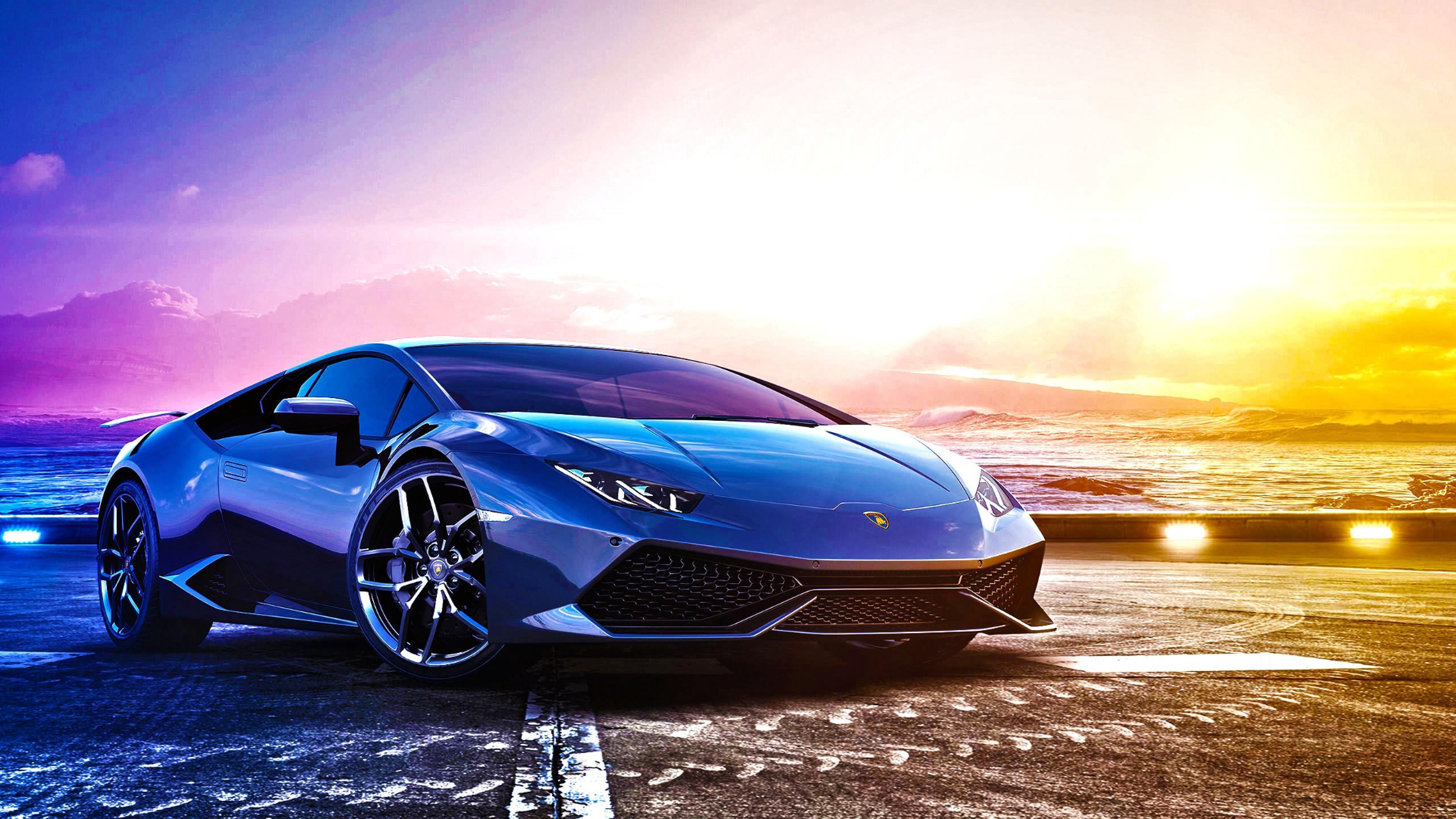 Blue And Black Lambo Wallpapers