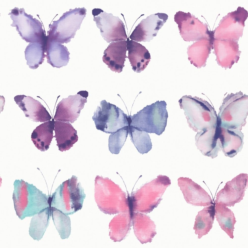 Blue And Pink Butterfly Wallpapers