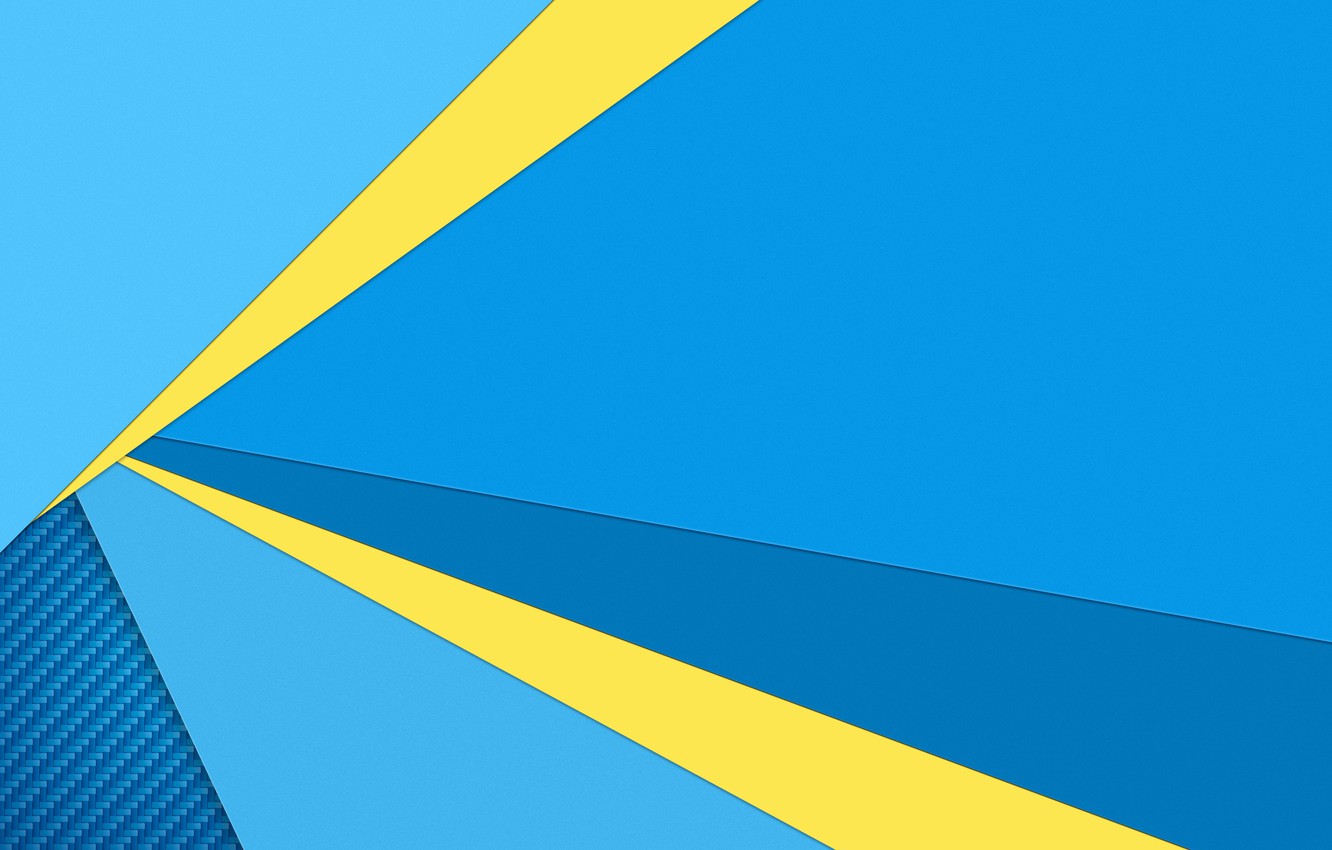 Blue And Yellow Material Wallpapers