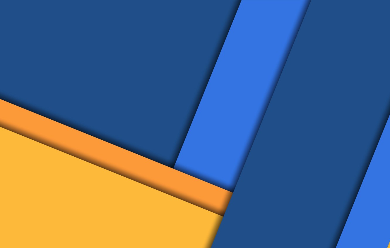 Blue And Yellow Material Wallpapers