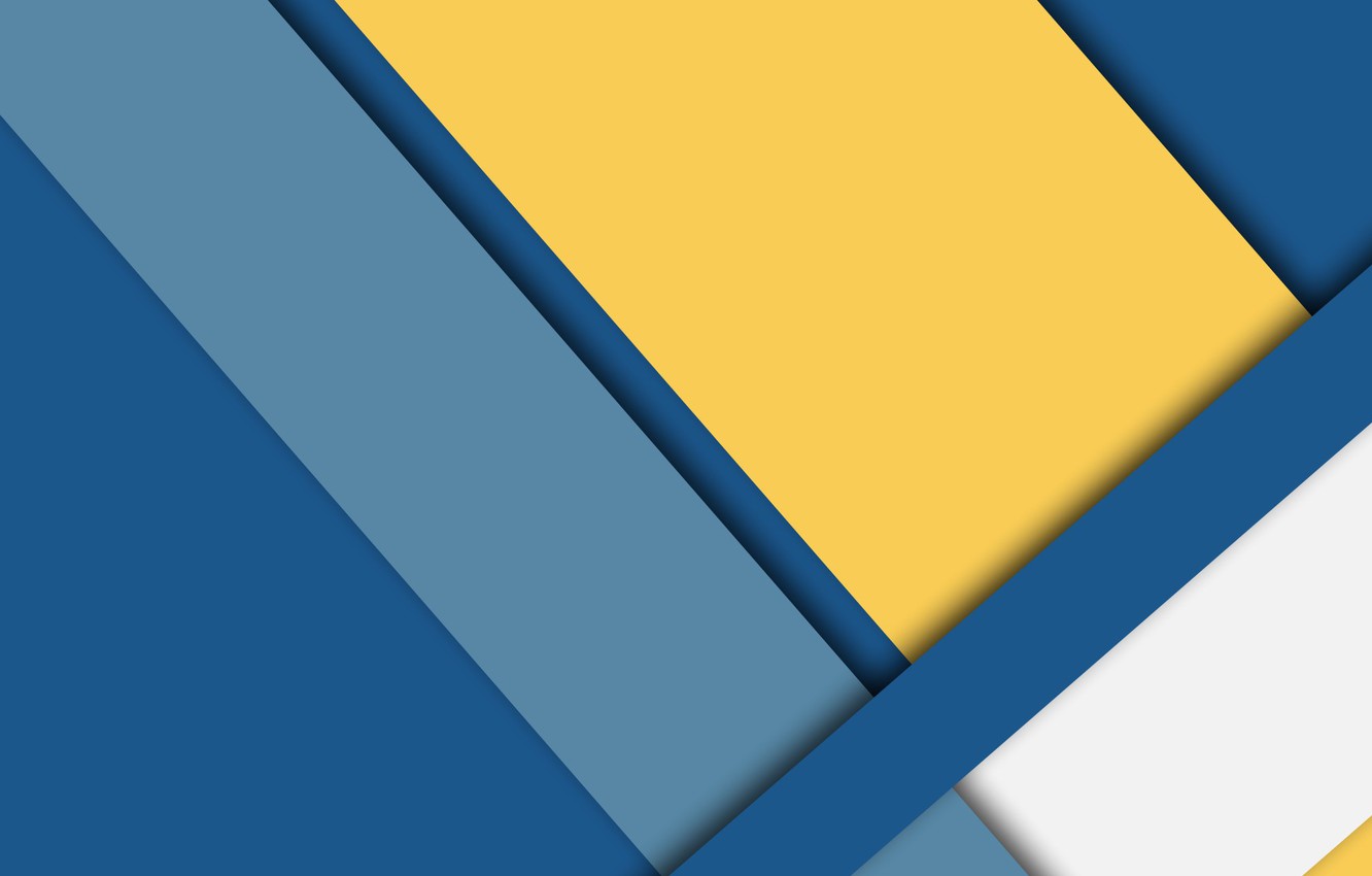 Blue And Yellow Material Wallpapers