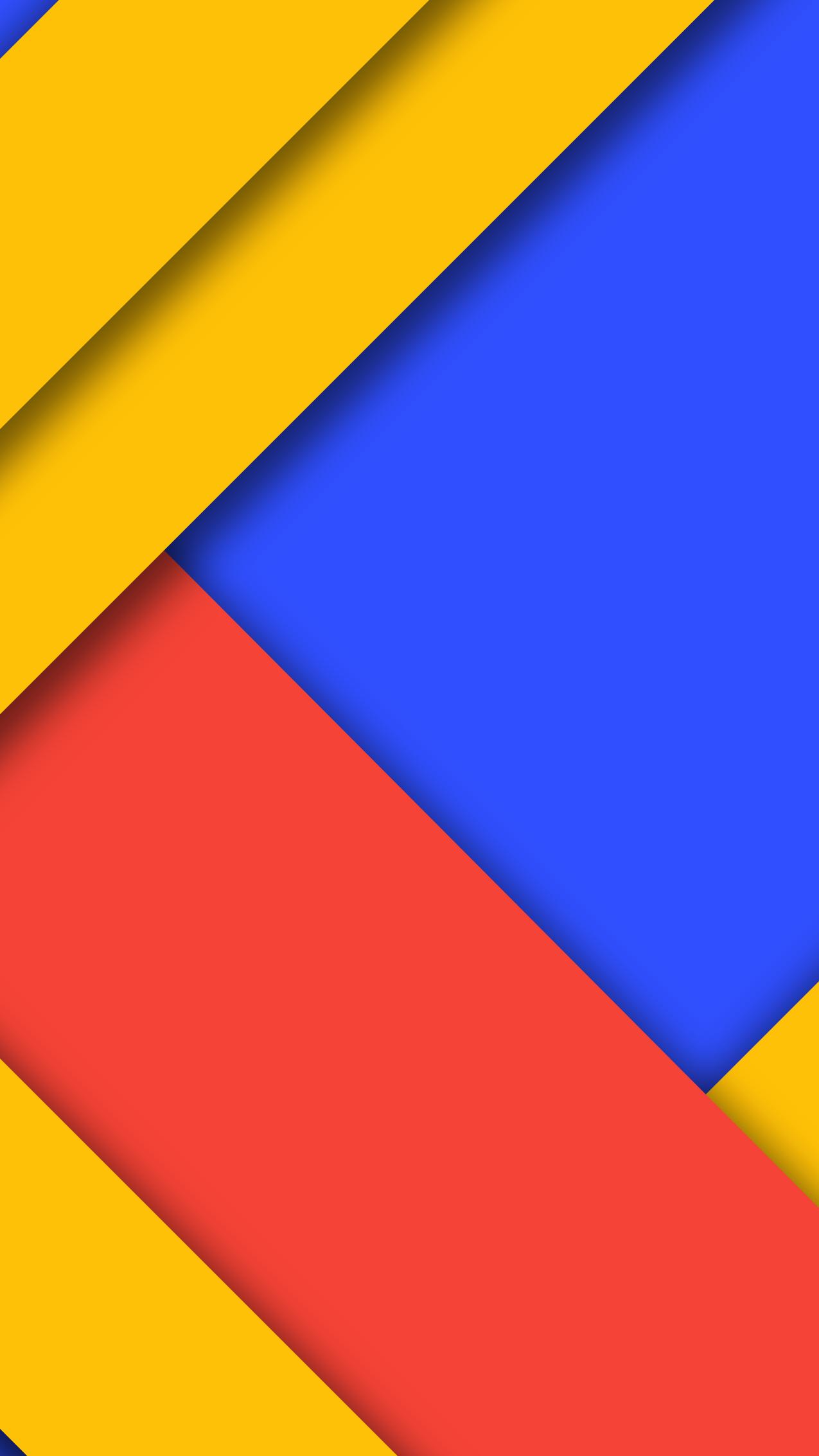 Blue And Yellow Material Wallpapers