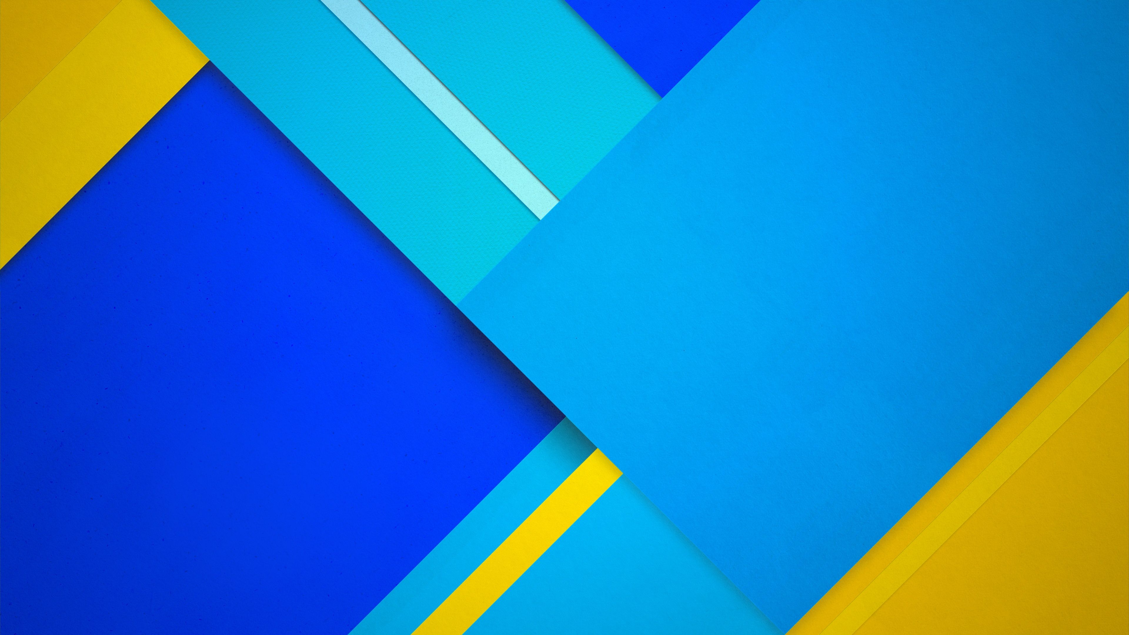 Blue And Yellow Material Wallpapers