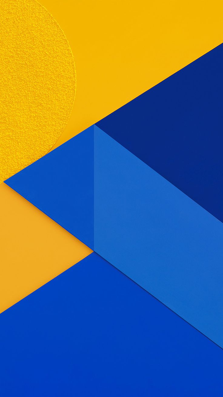 Blue And Yellow Material Wallpapers