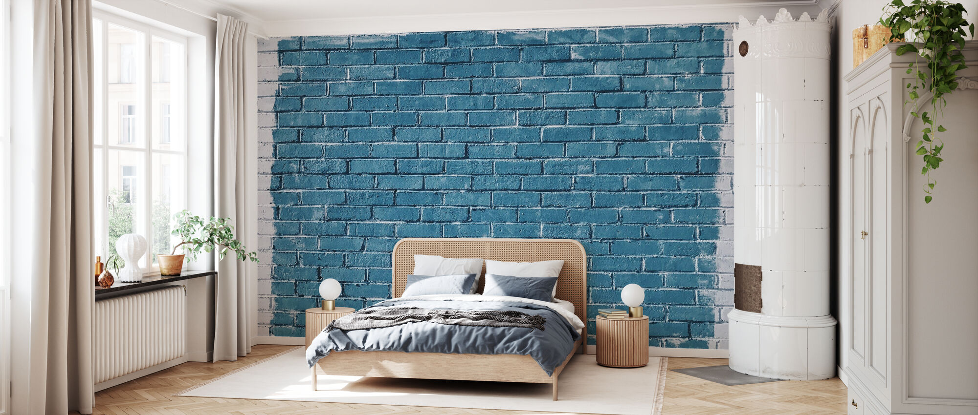 Blue Brick Wallpapers