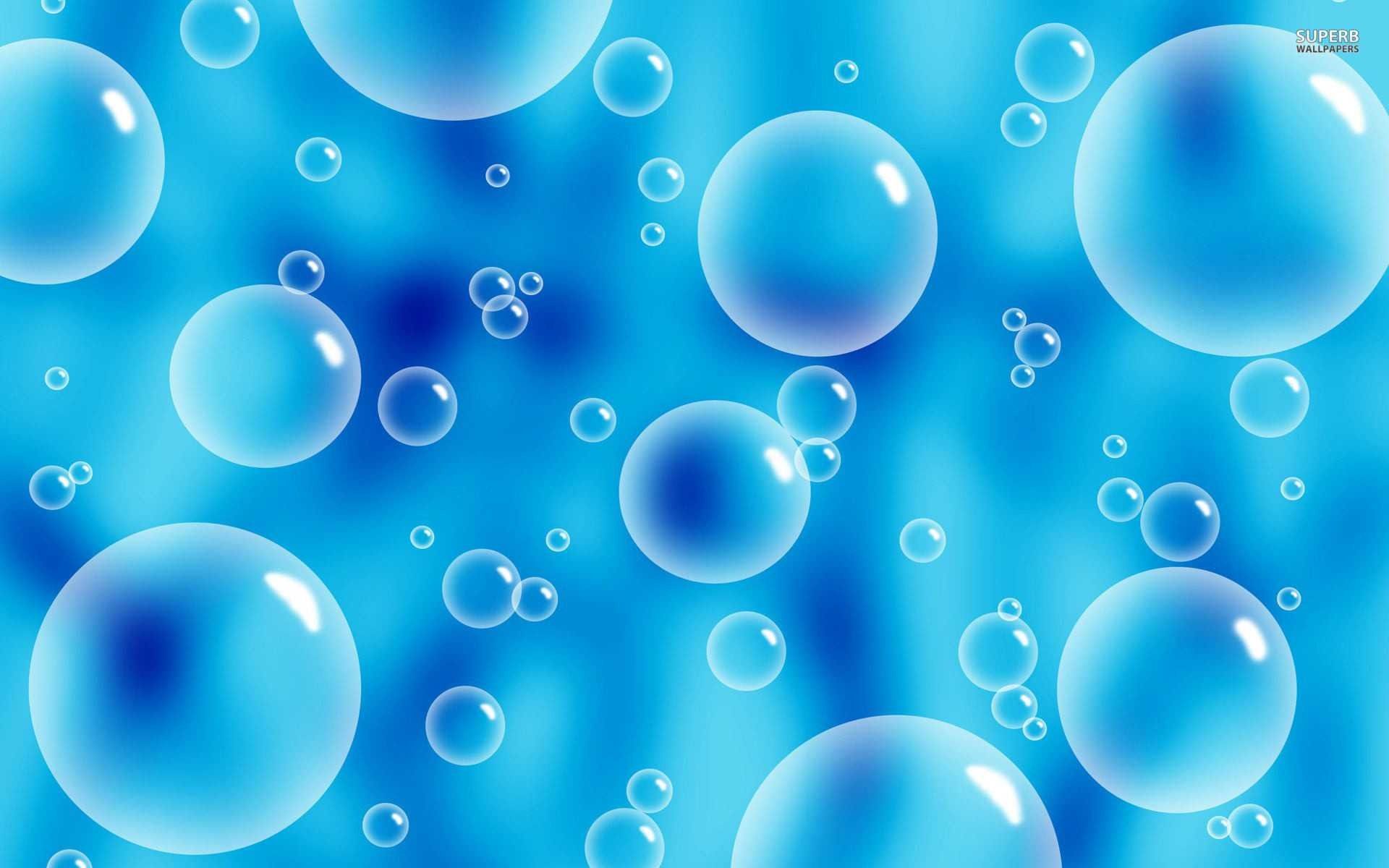 Blue Bubbles Wallpapers