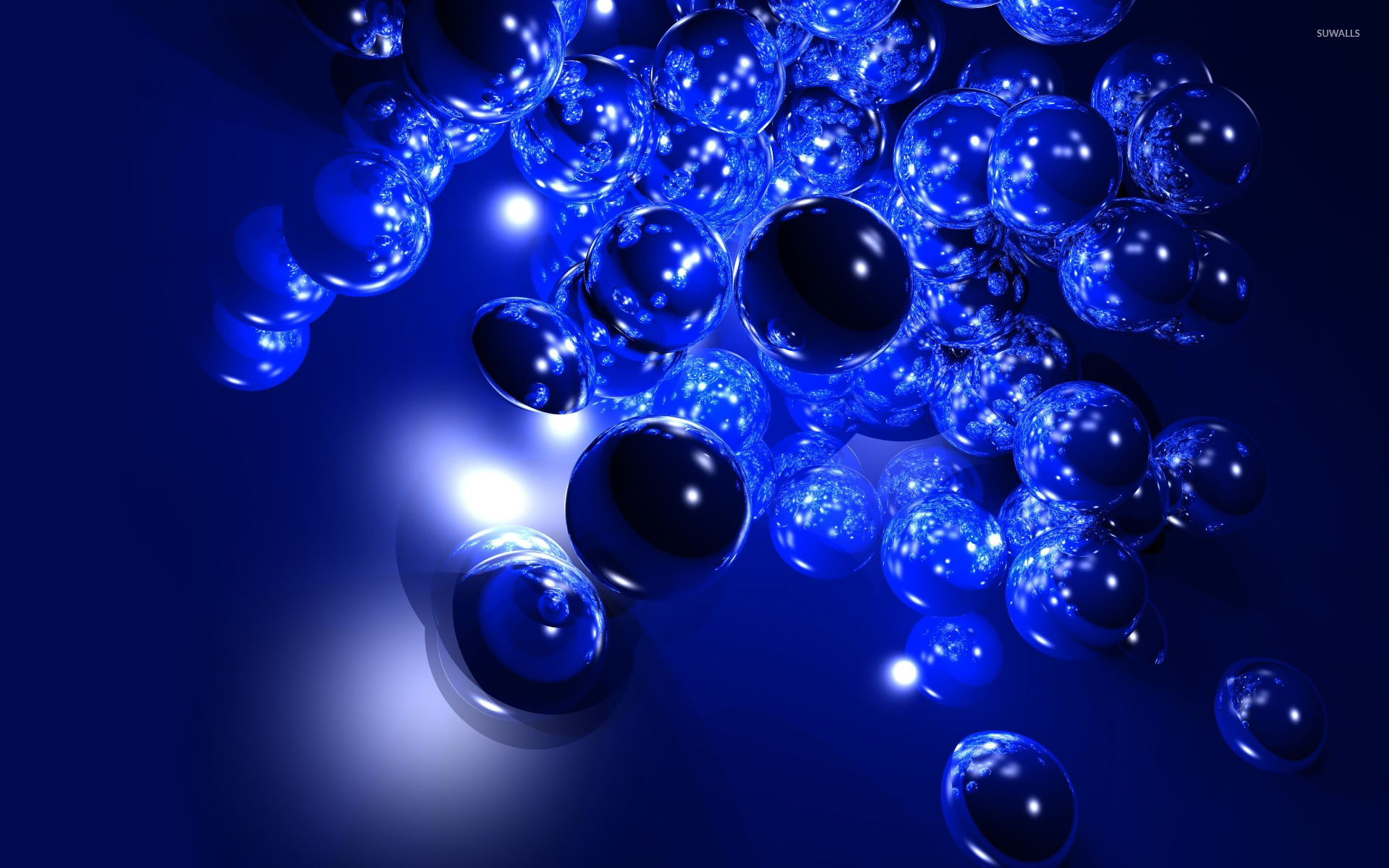 Blue Bubbles Wallpapers