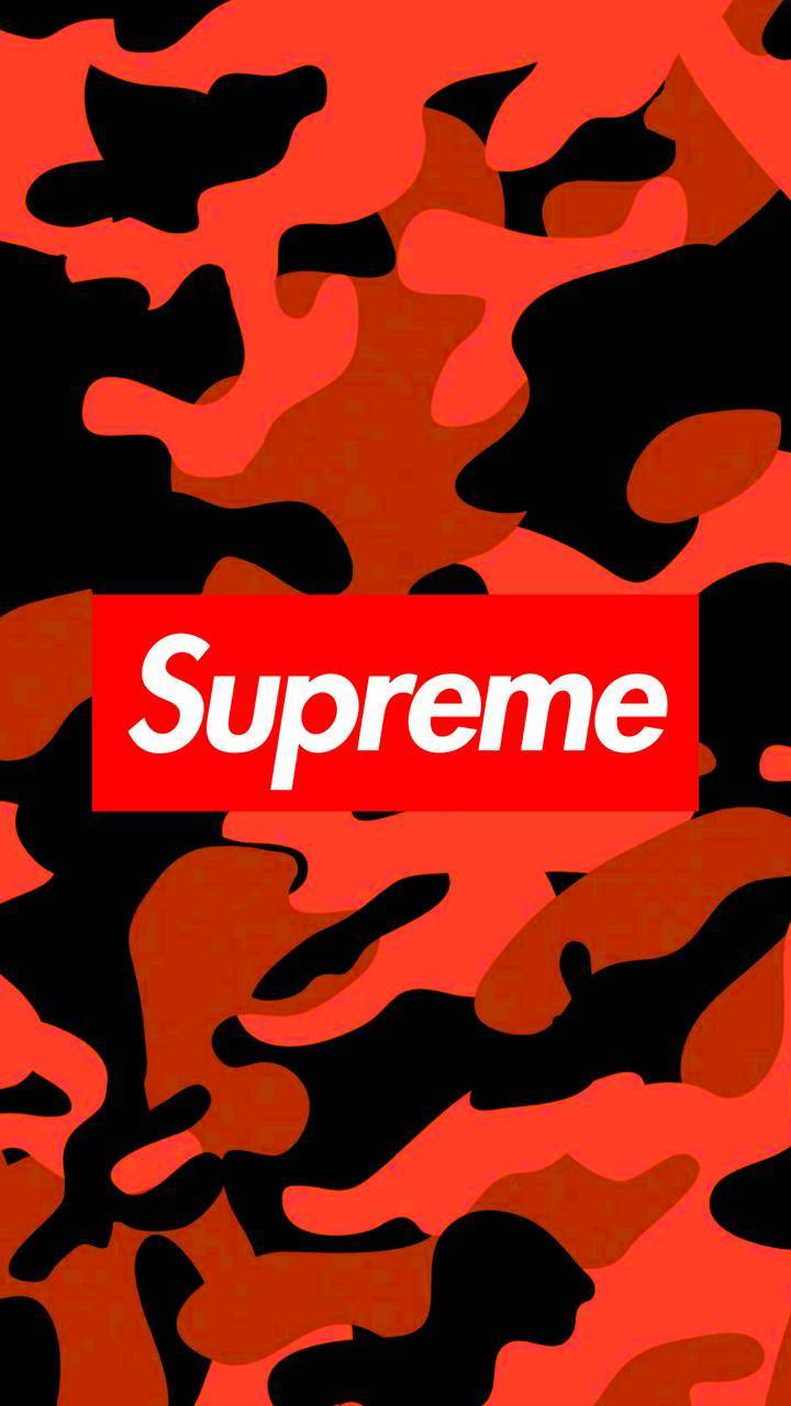 Blue Camo Supreme Wallpapers