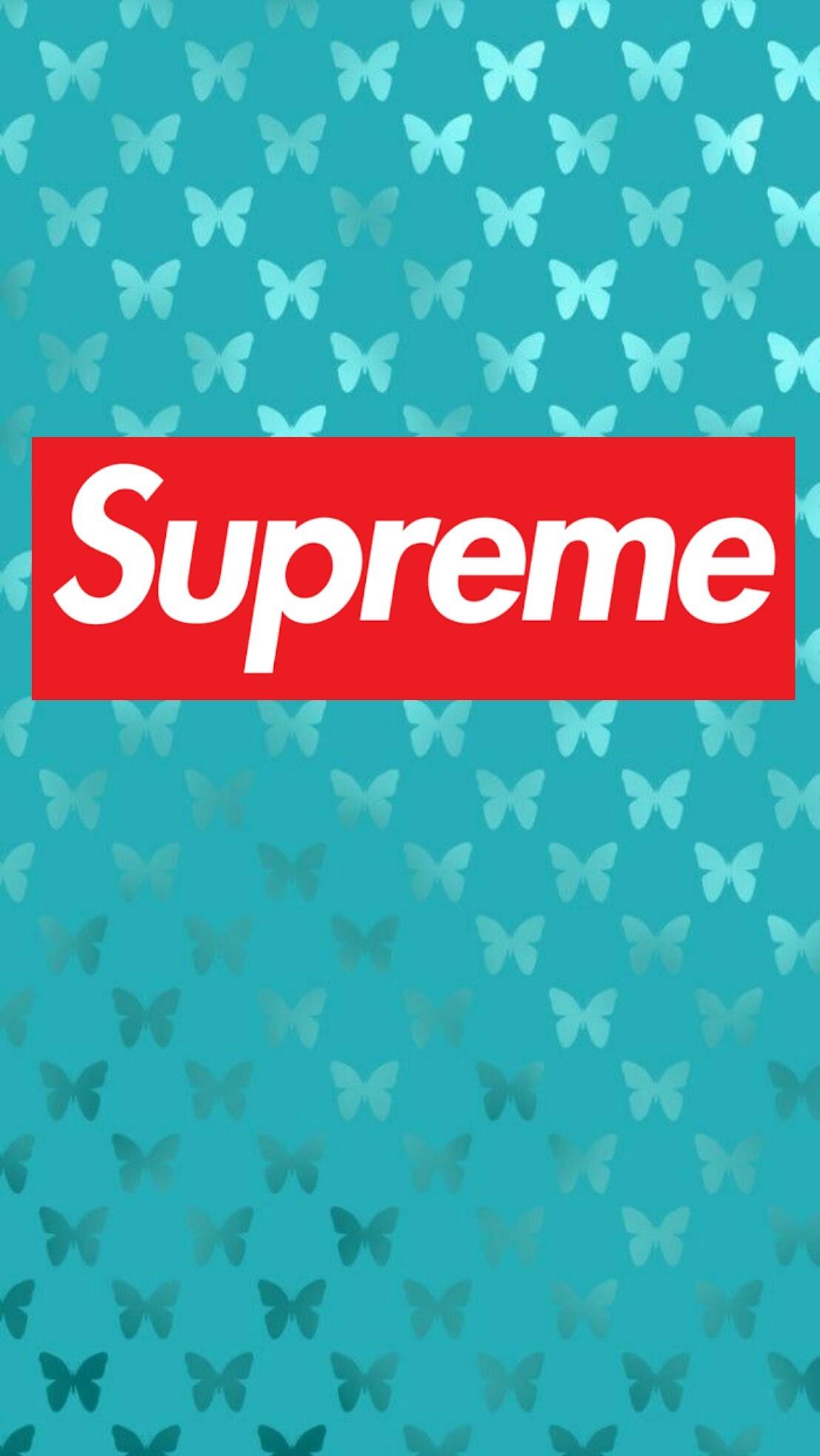 Blue Camo Supreme Wallpapers