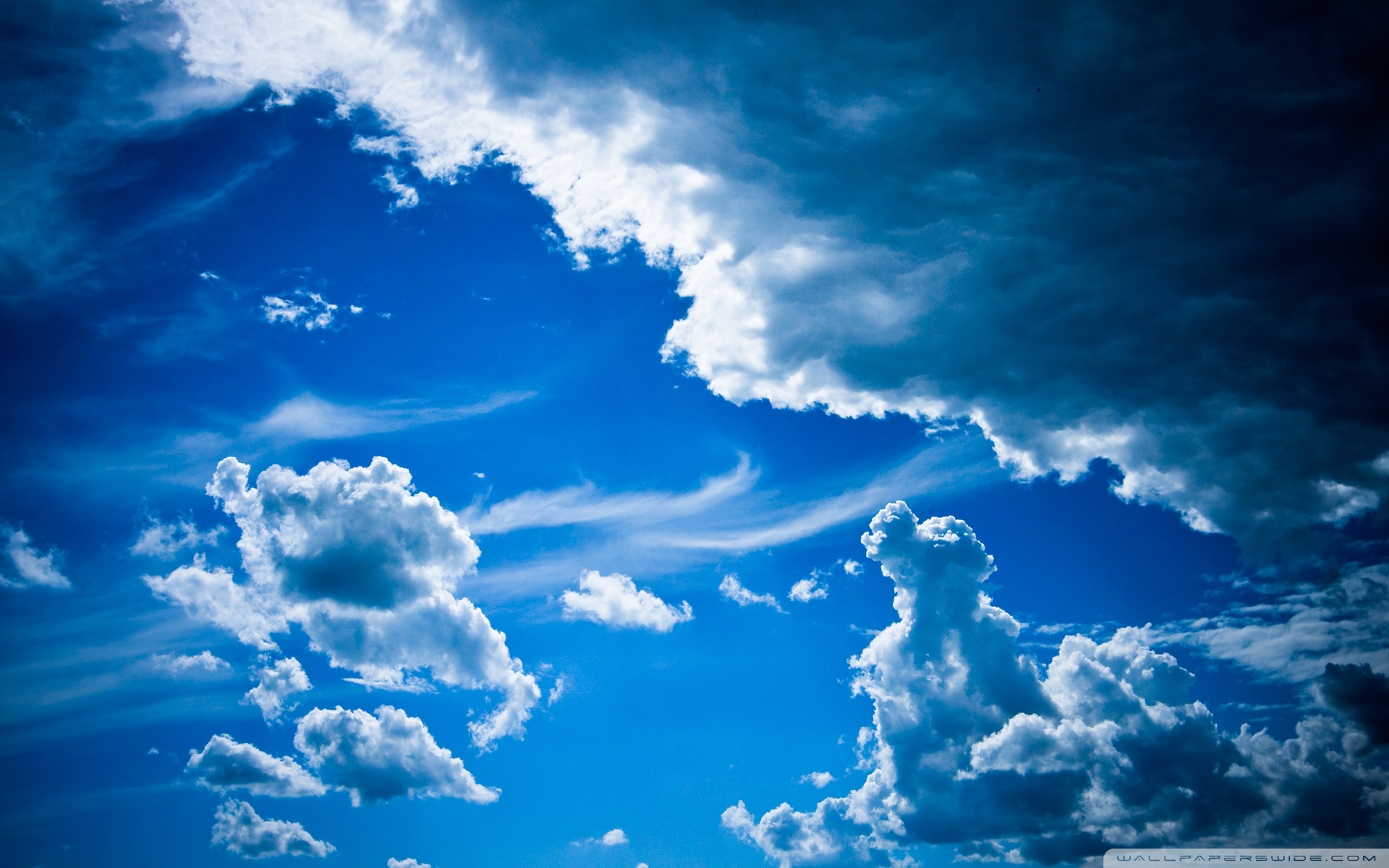 Blue Clouds Wallpapers