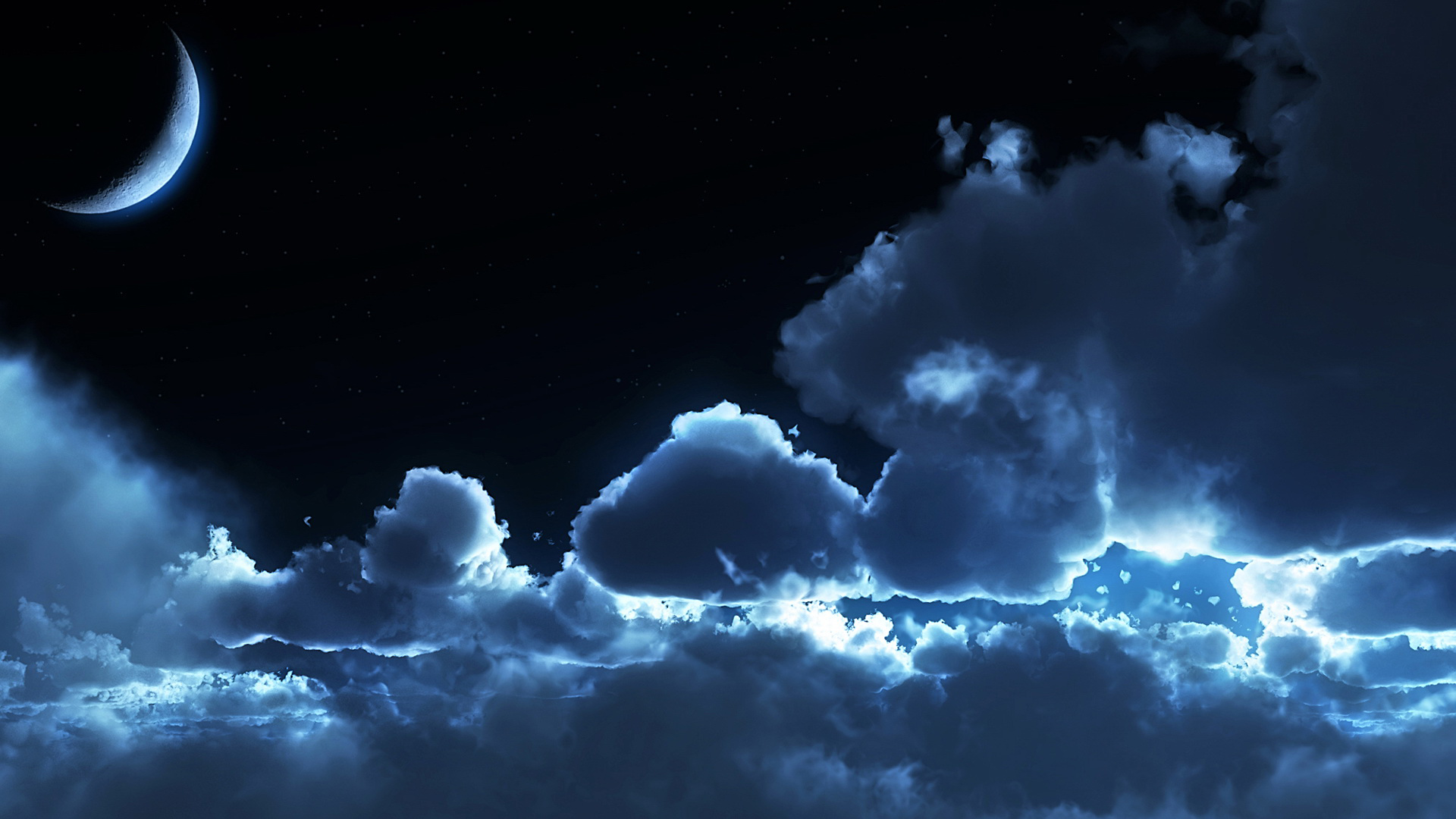 Blue Clouds Wallpapers