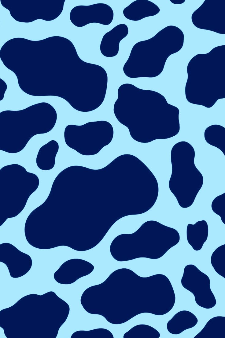 Blue Cow Print Wallpapers