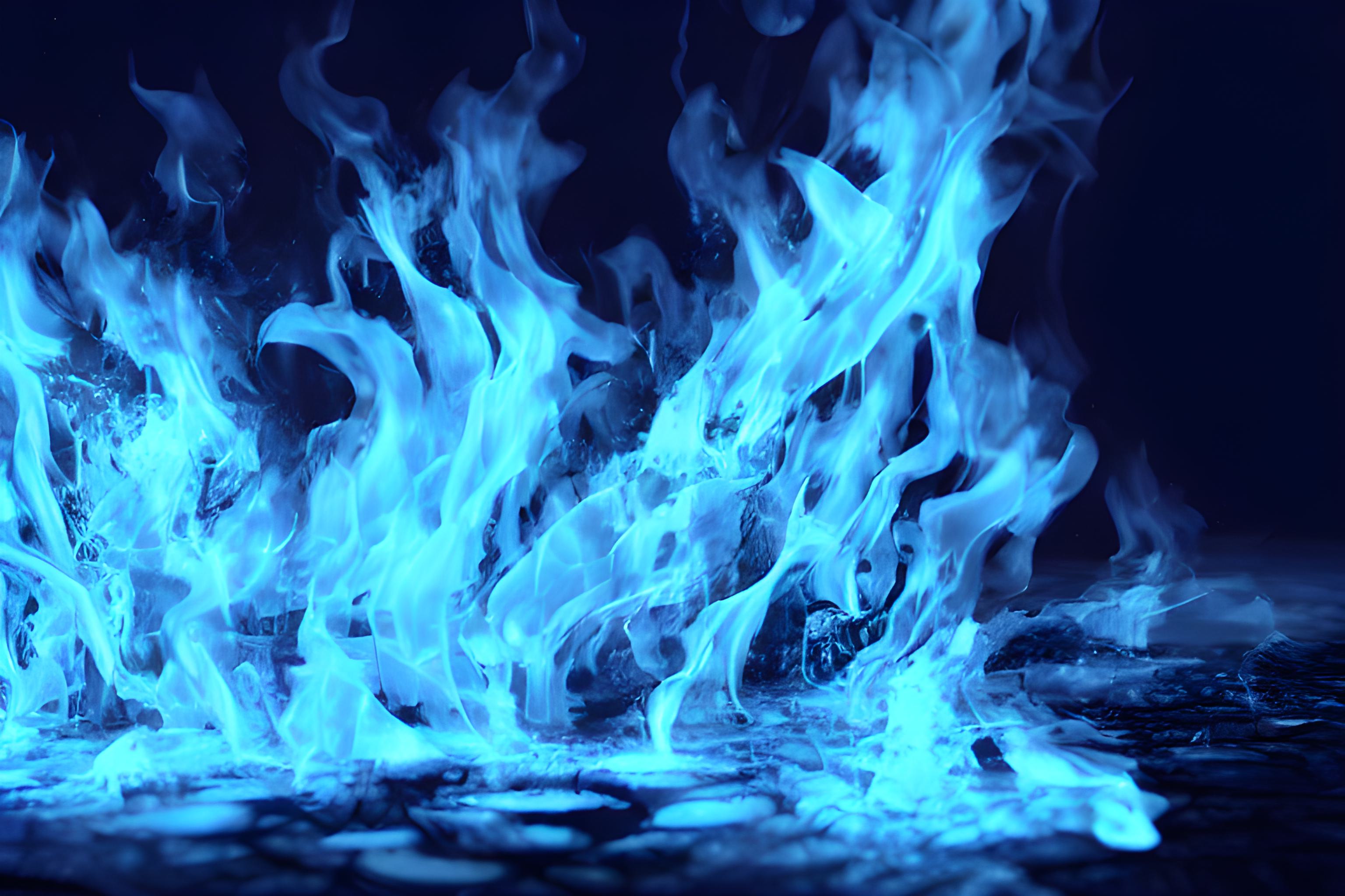 Blue Flames Wallpapers