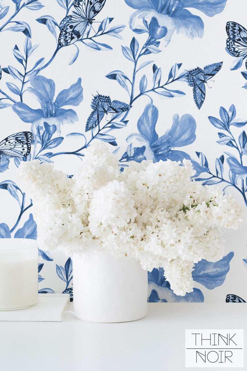 Blue Floral Wallpapers