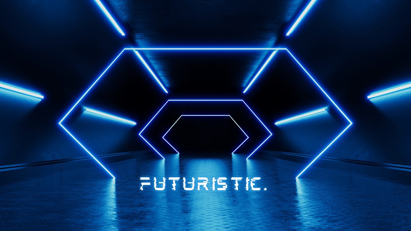 Blue Futuristic Wallpapers