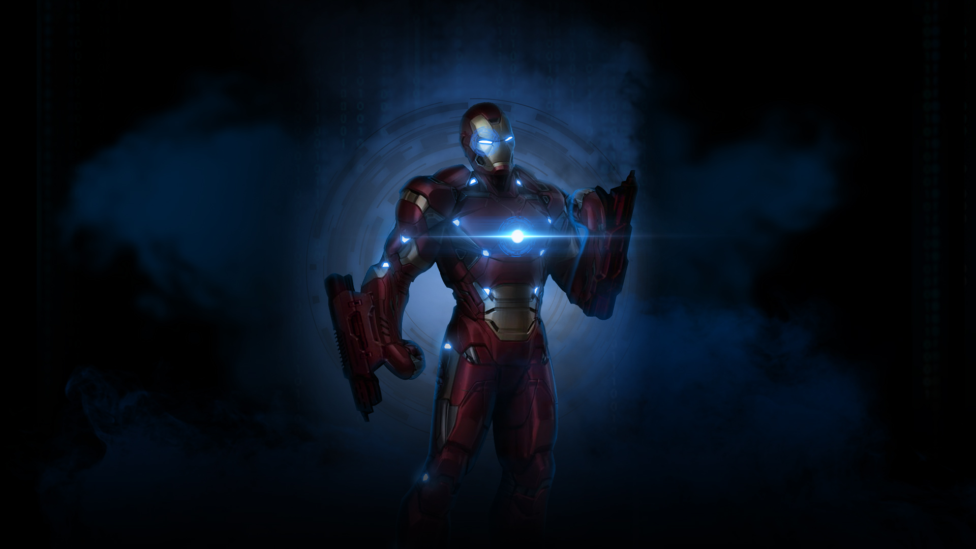 Blue Iron Man Wallpapers