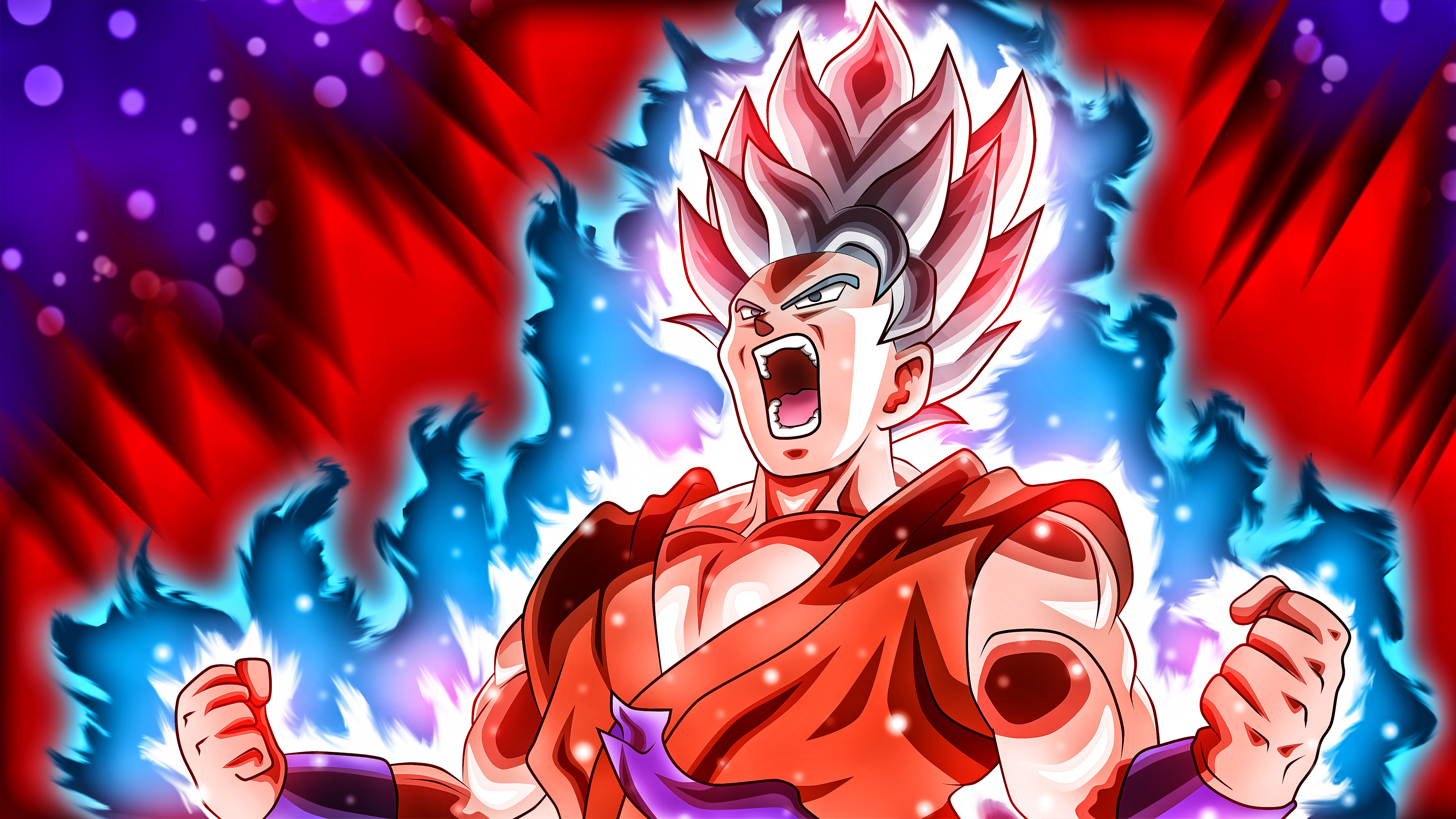 Blue Kaioken Goku Wallpapers