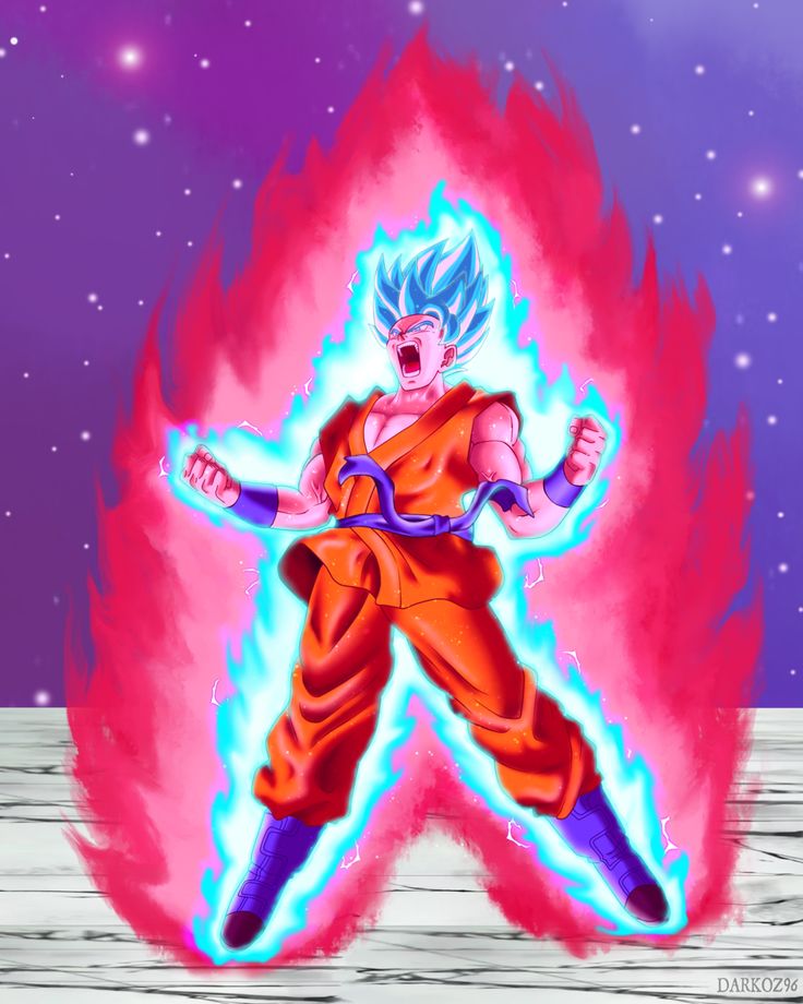 Blue Kaioken Goku Wallpapers