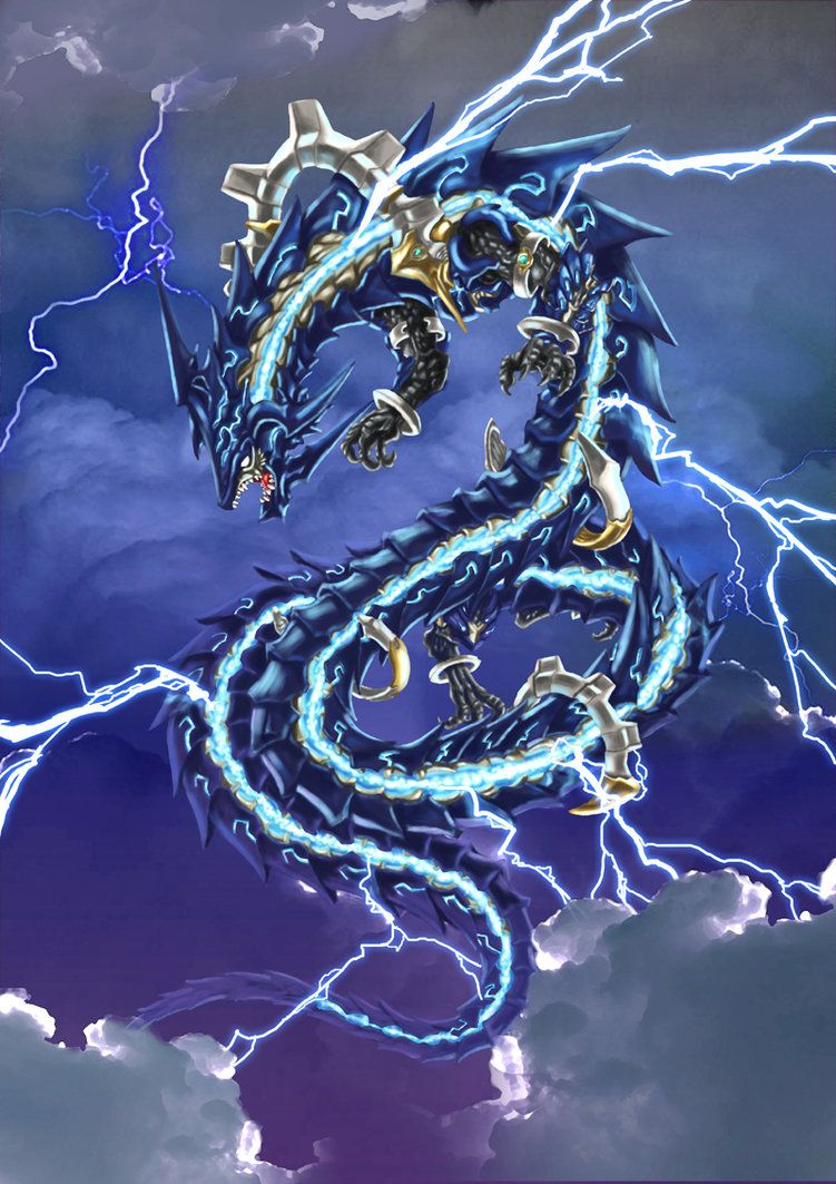 Blue Lightning Dragon Wallpapers