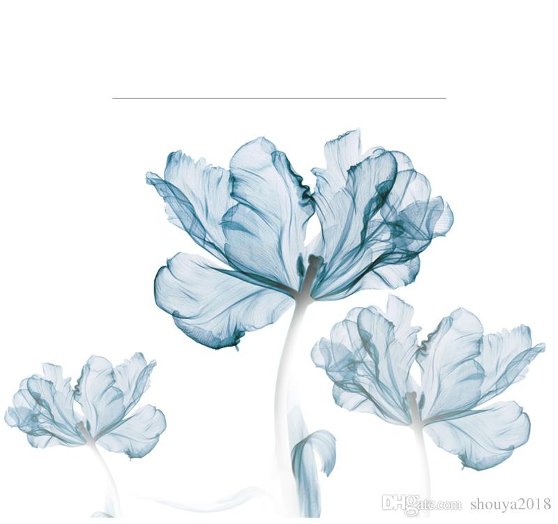 Blue Lotus Flower Painting Wallpapers