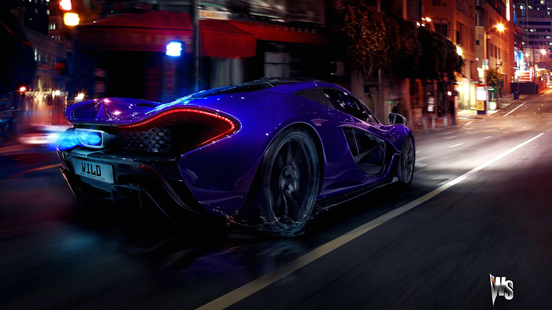 Blue Mclaren Wallpapers