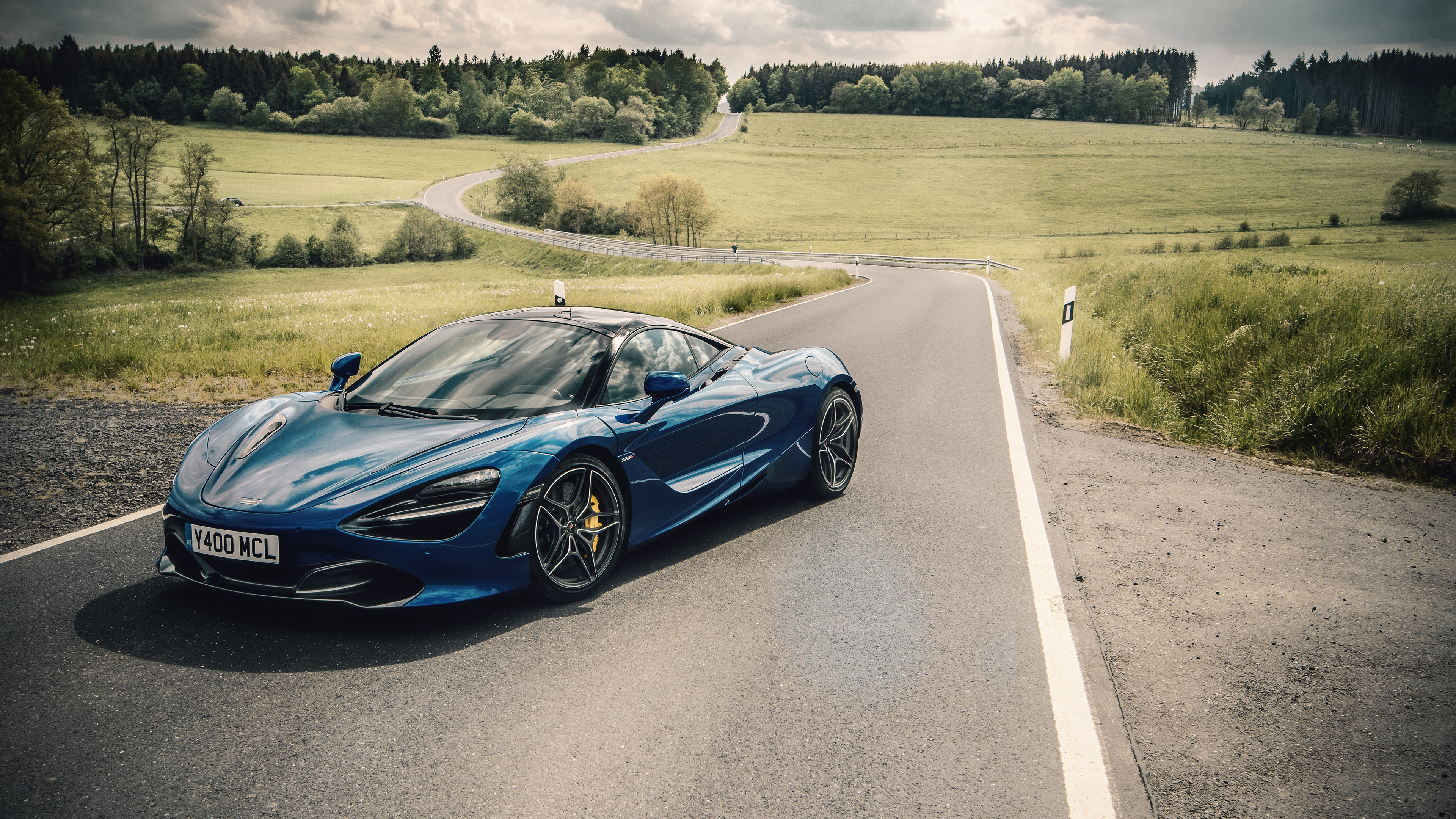 Blue Mclaren Wallpapers