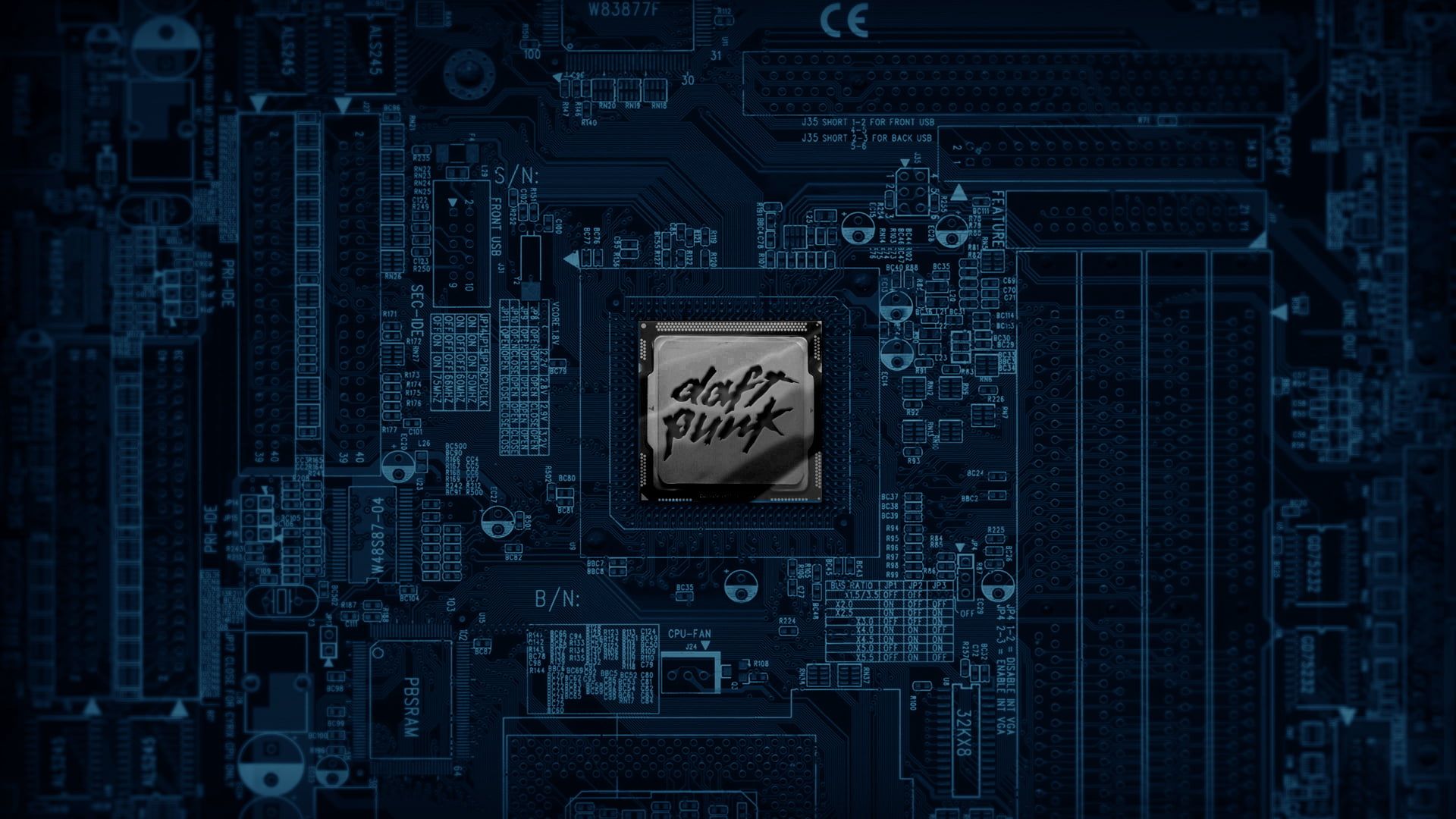 Blue Motherboard Wallpapers