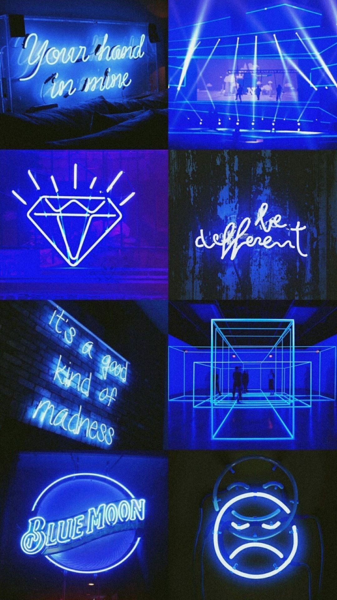 Blue Neon Aesthetic Wallpapers