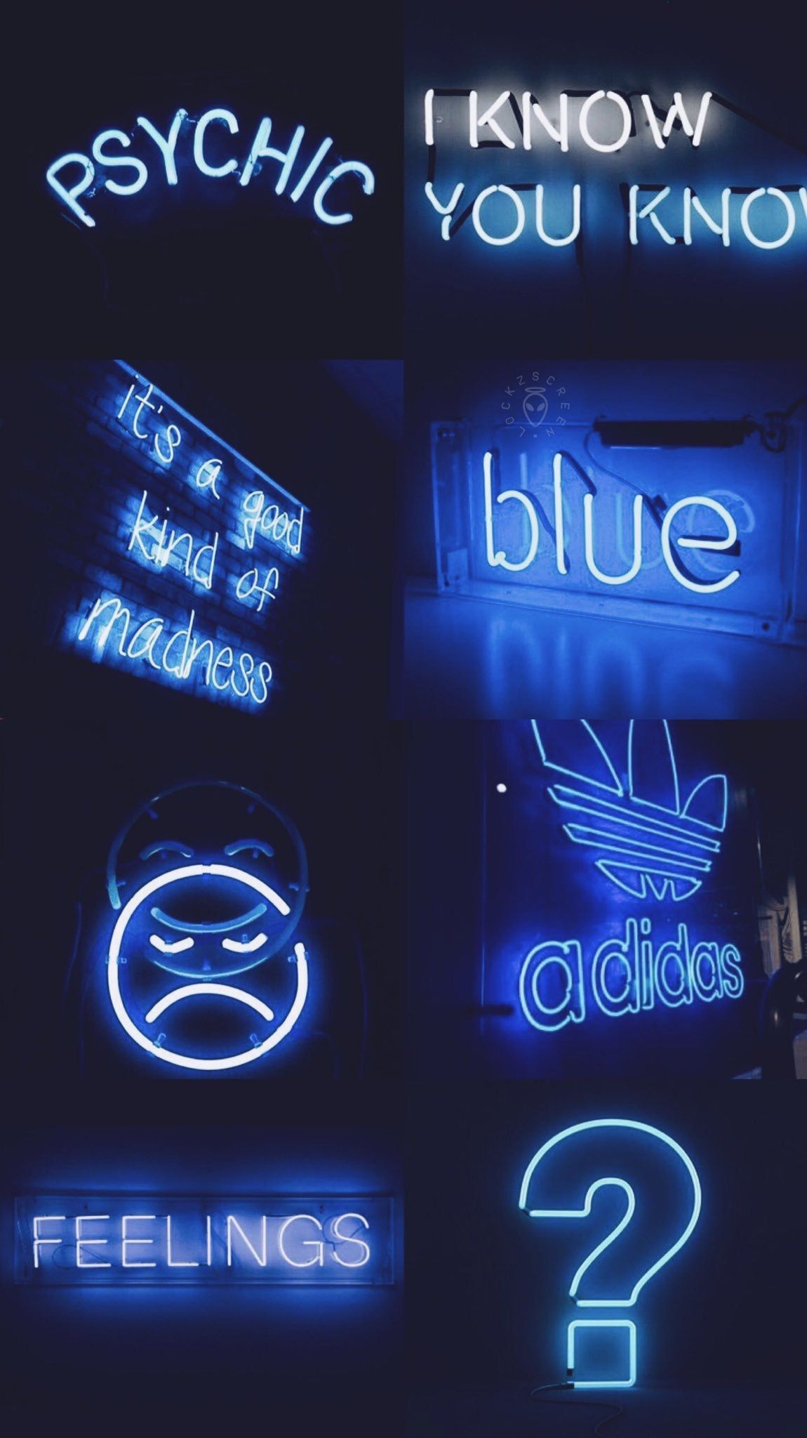 Blue Neon Aesthetic Wallpapers