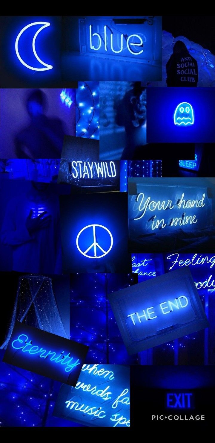 Blue Neon Aesthetic Wallpapers