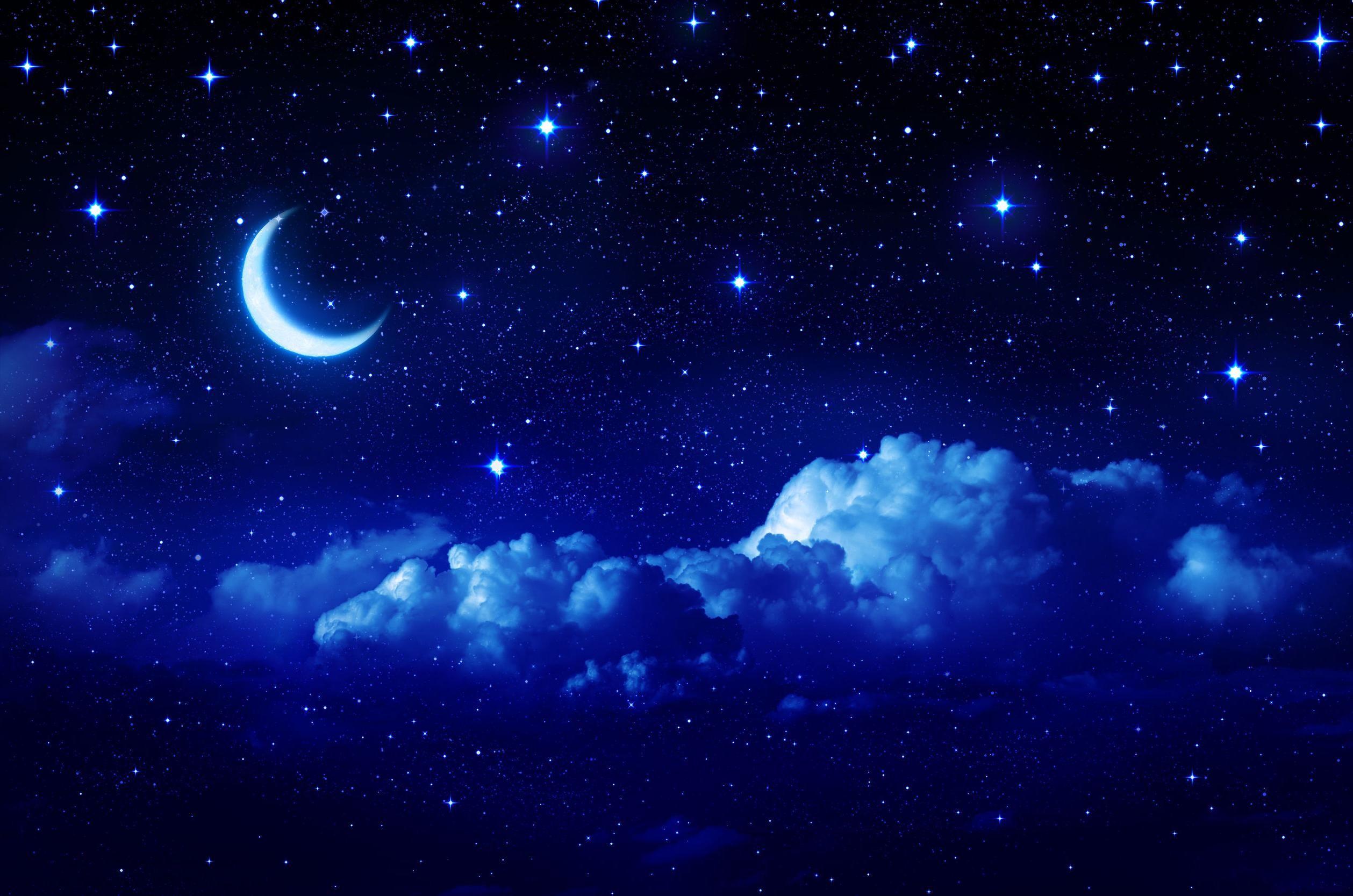 Blue Night Sky Wallpapers