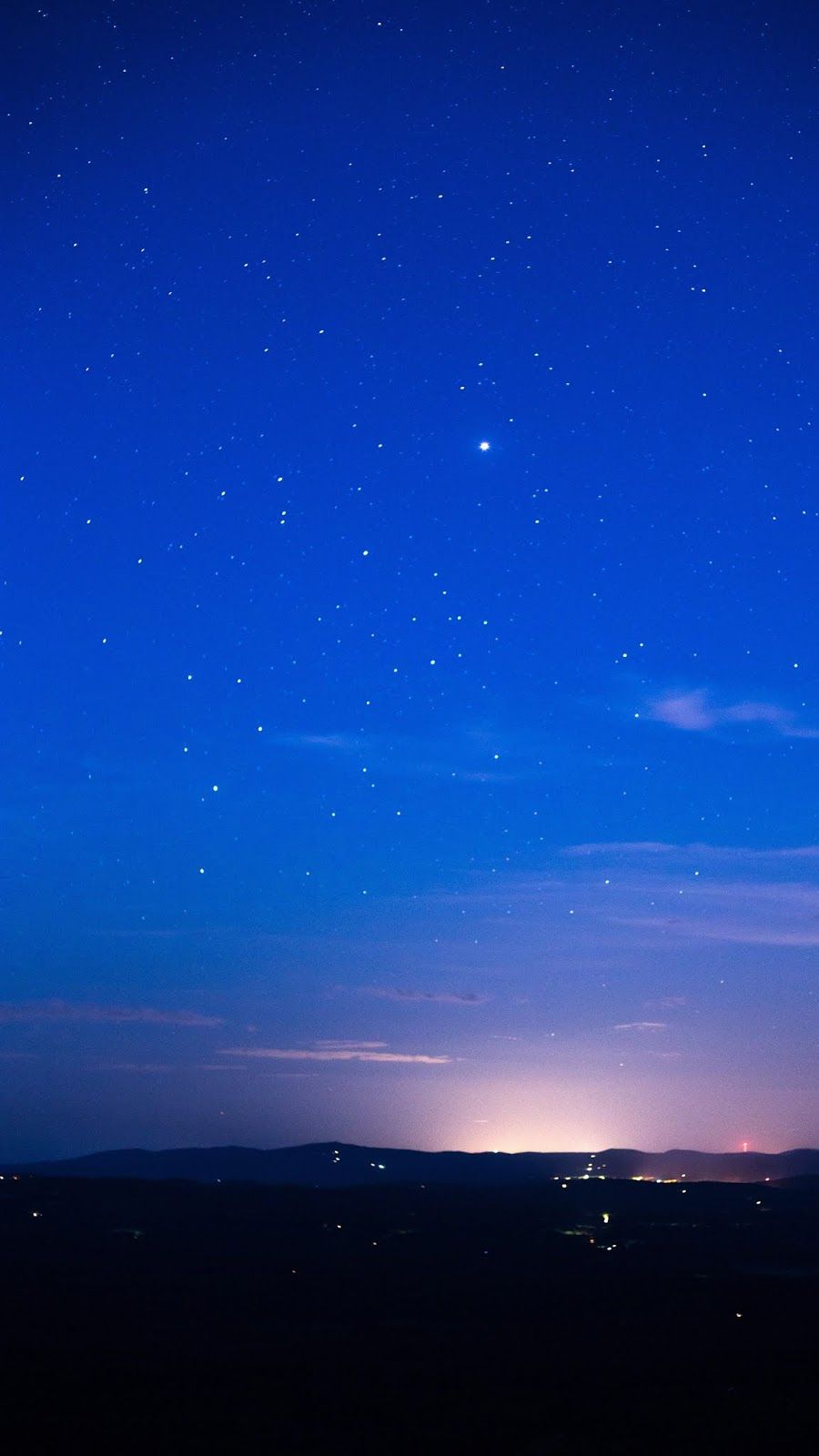 Blue Night Sky Wallpapers