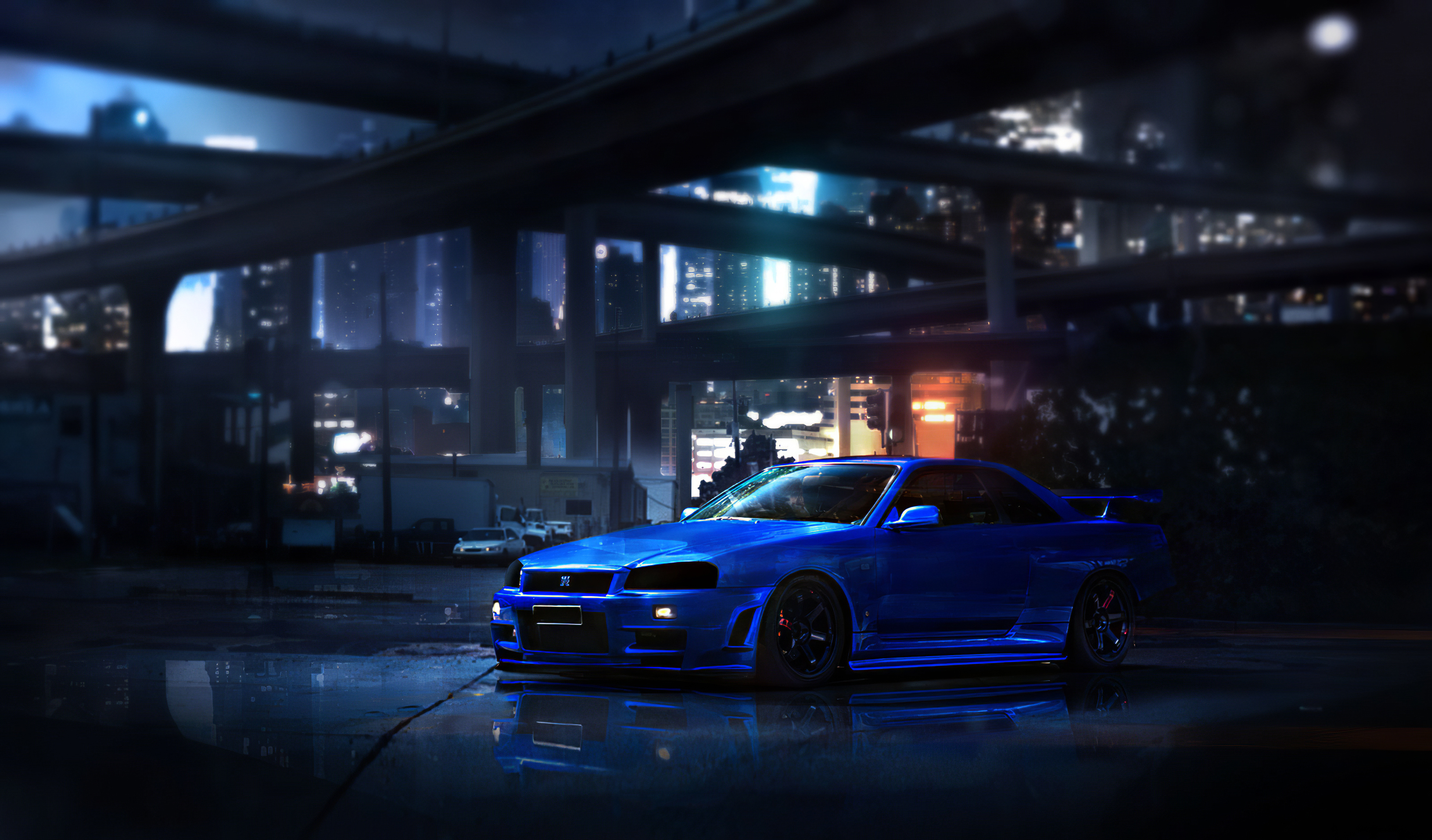 Blue Nissan Gtr Wallpapers