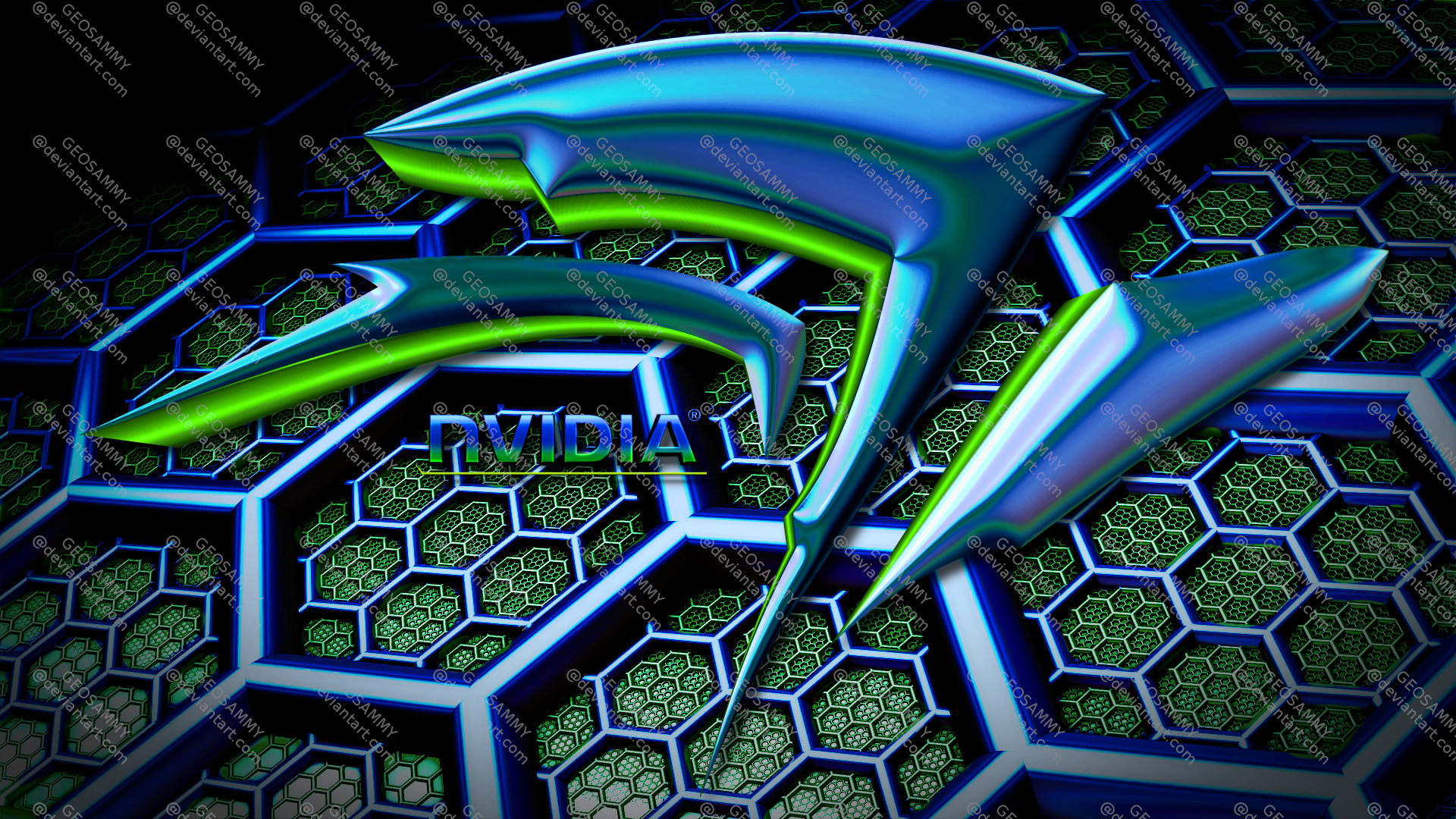 Blue Nvidia Wallpapers