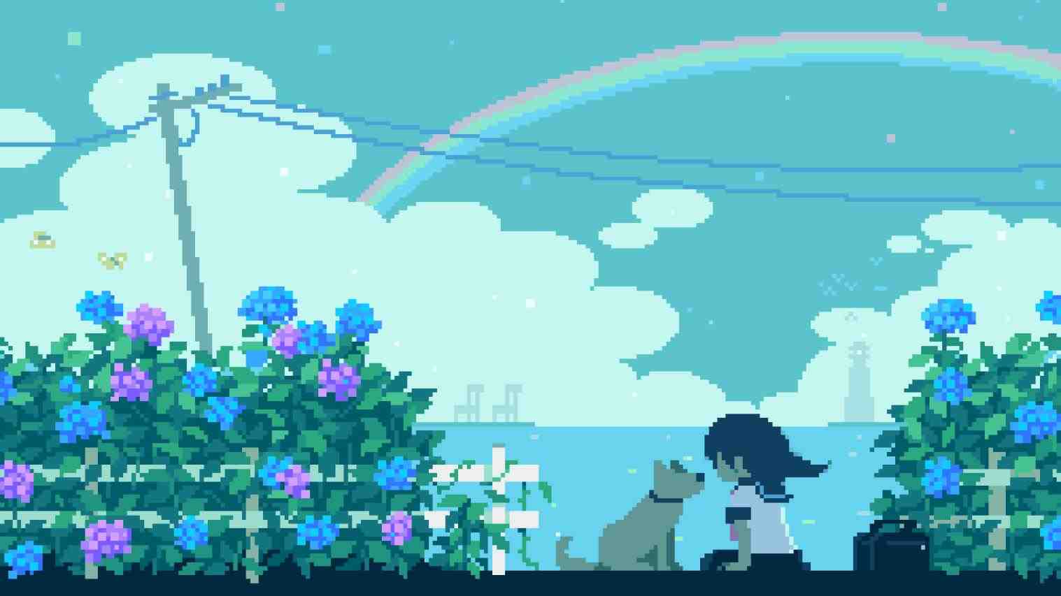 Blue Pixel Art Wallpapers