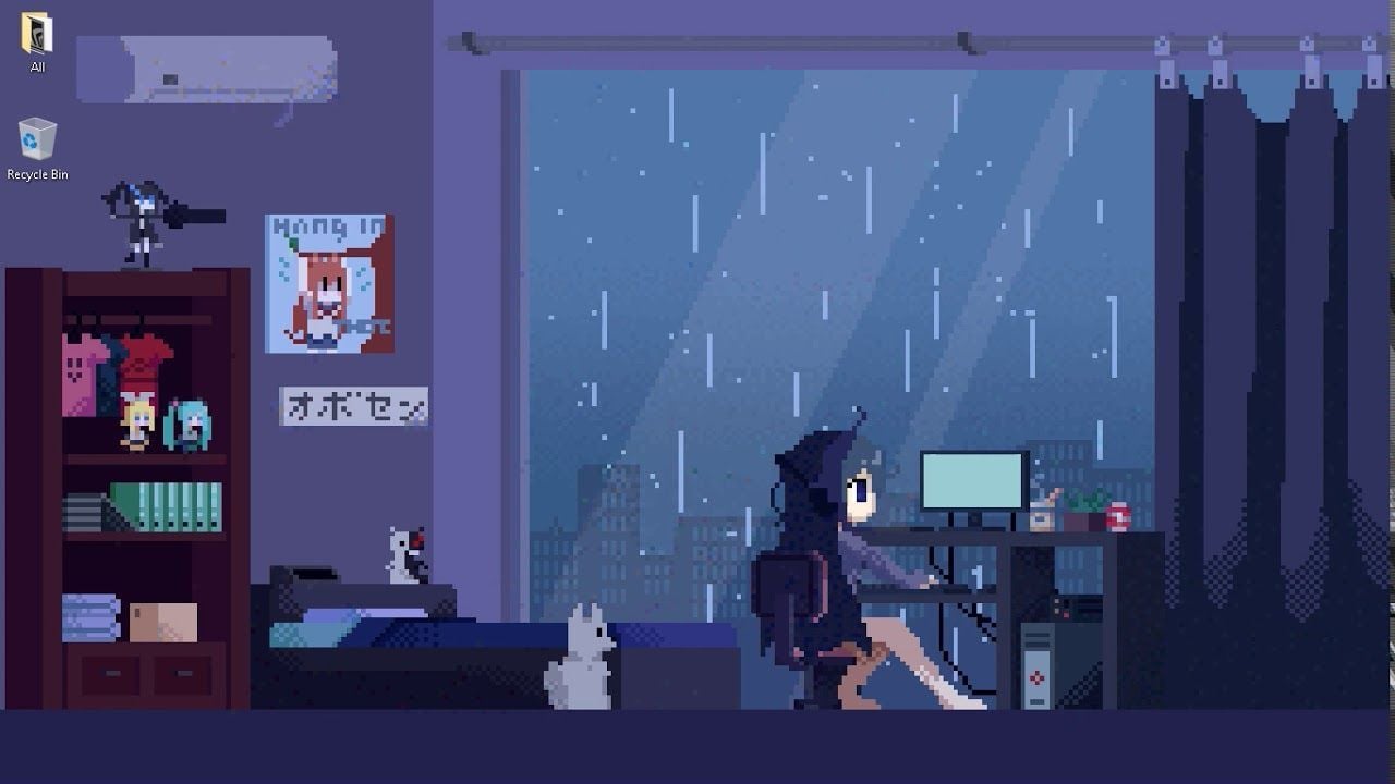 Blue Pixel Art Wallpapers