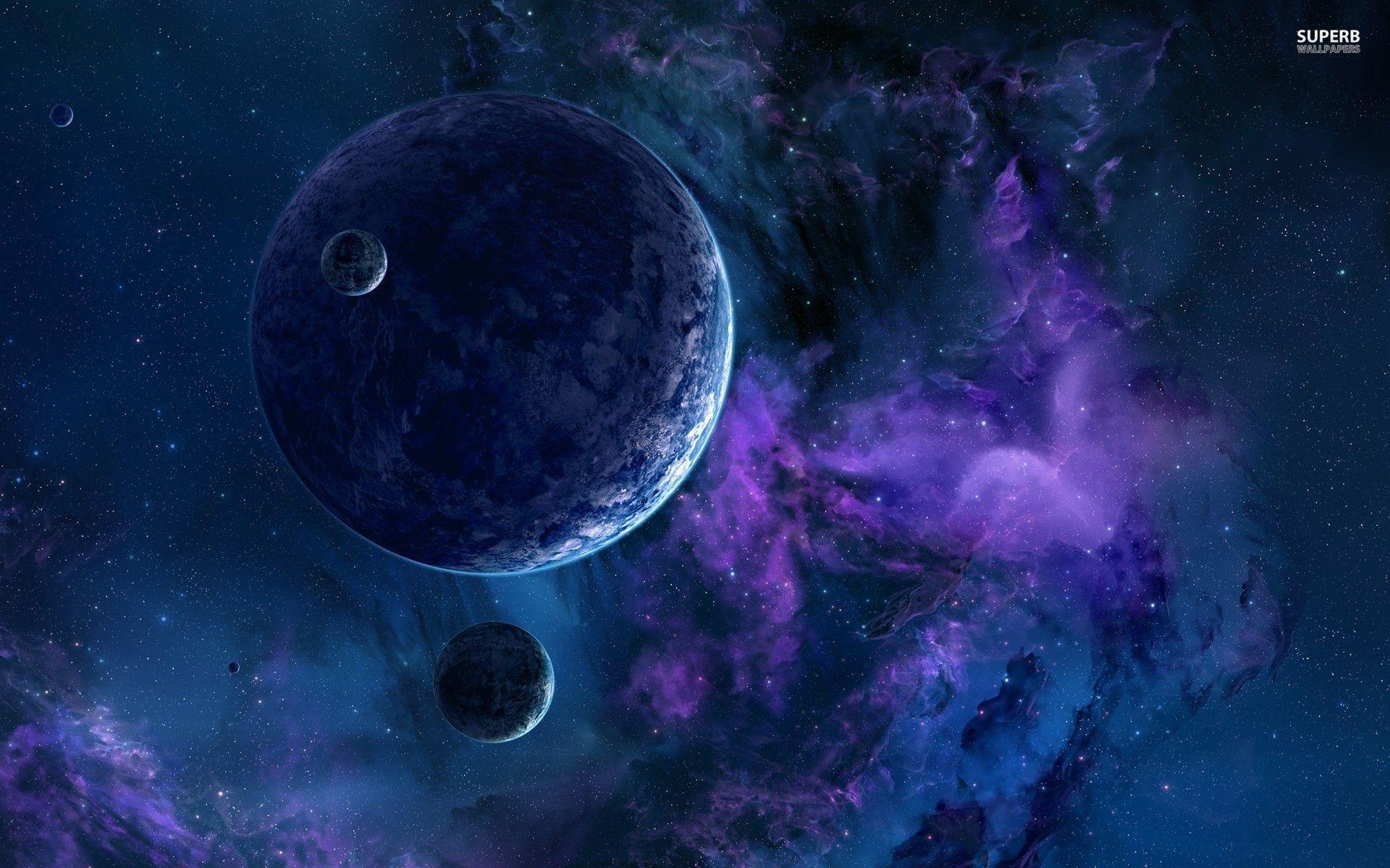 Blue Purple Galaxy Wallpapers