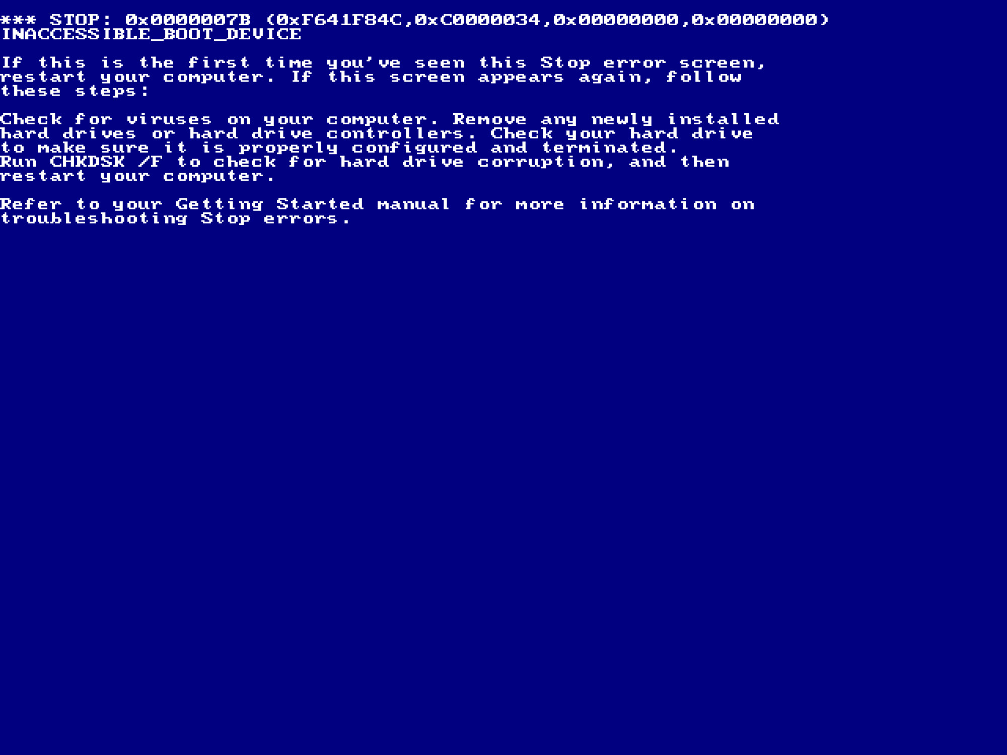 Blue Screen Of Death Windows 7 Wallpapers