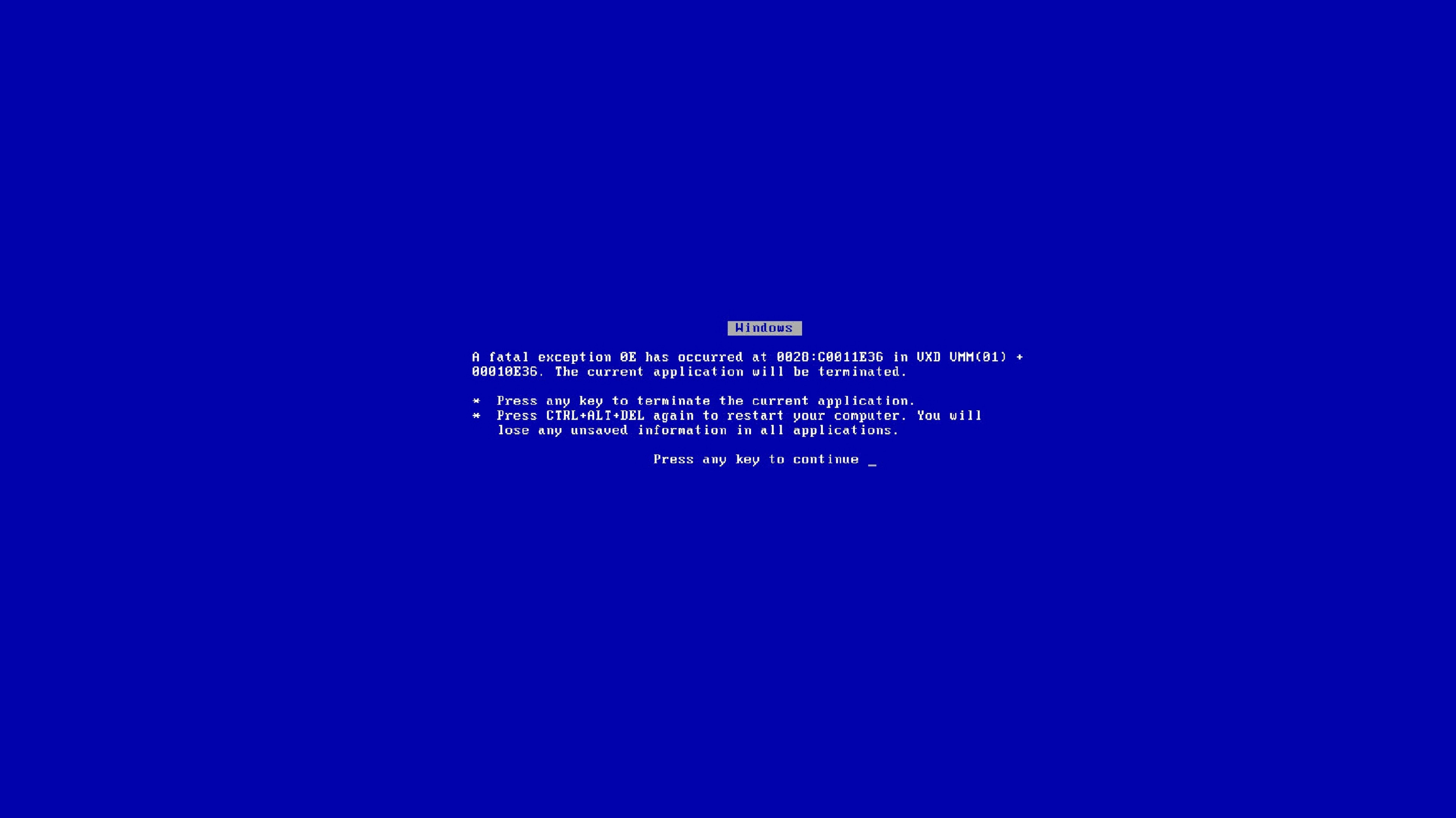 Blue Screen Of Death Windows 7 Wallpapers