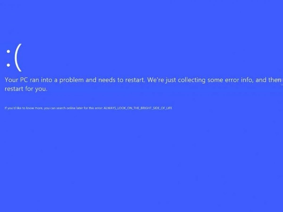 Blue Screen Of Death Windows 7 Wallpapers