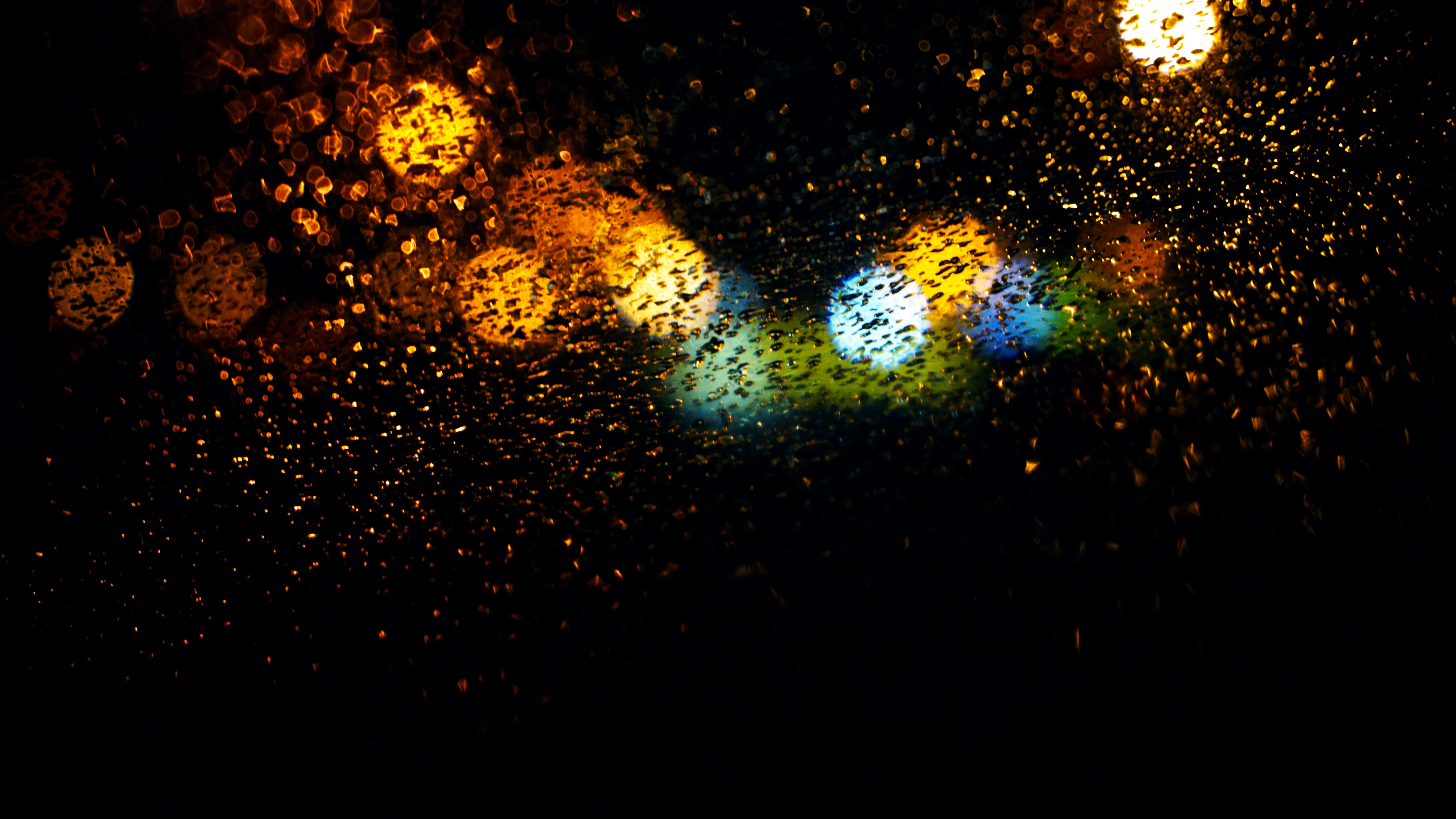 Bokeh Rain Wallpapers