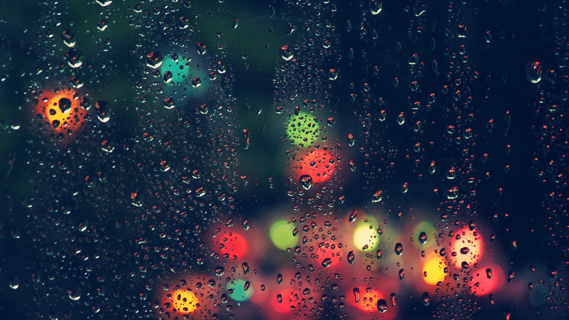 Bokeh Rain Wallpapers