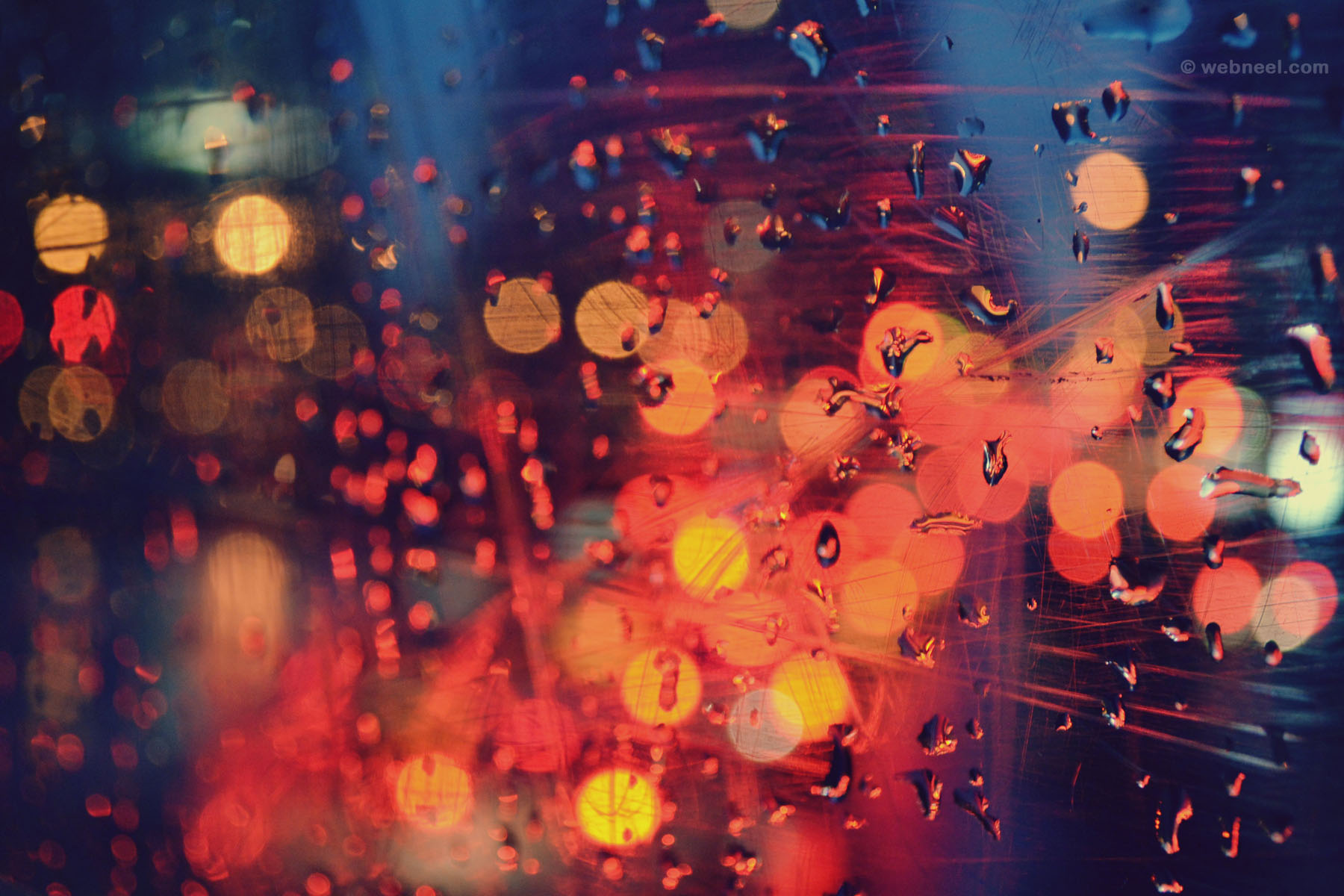 Bokeh Rain Wallpapers