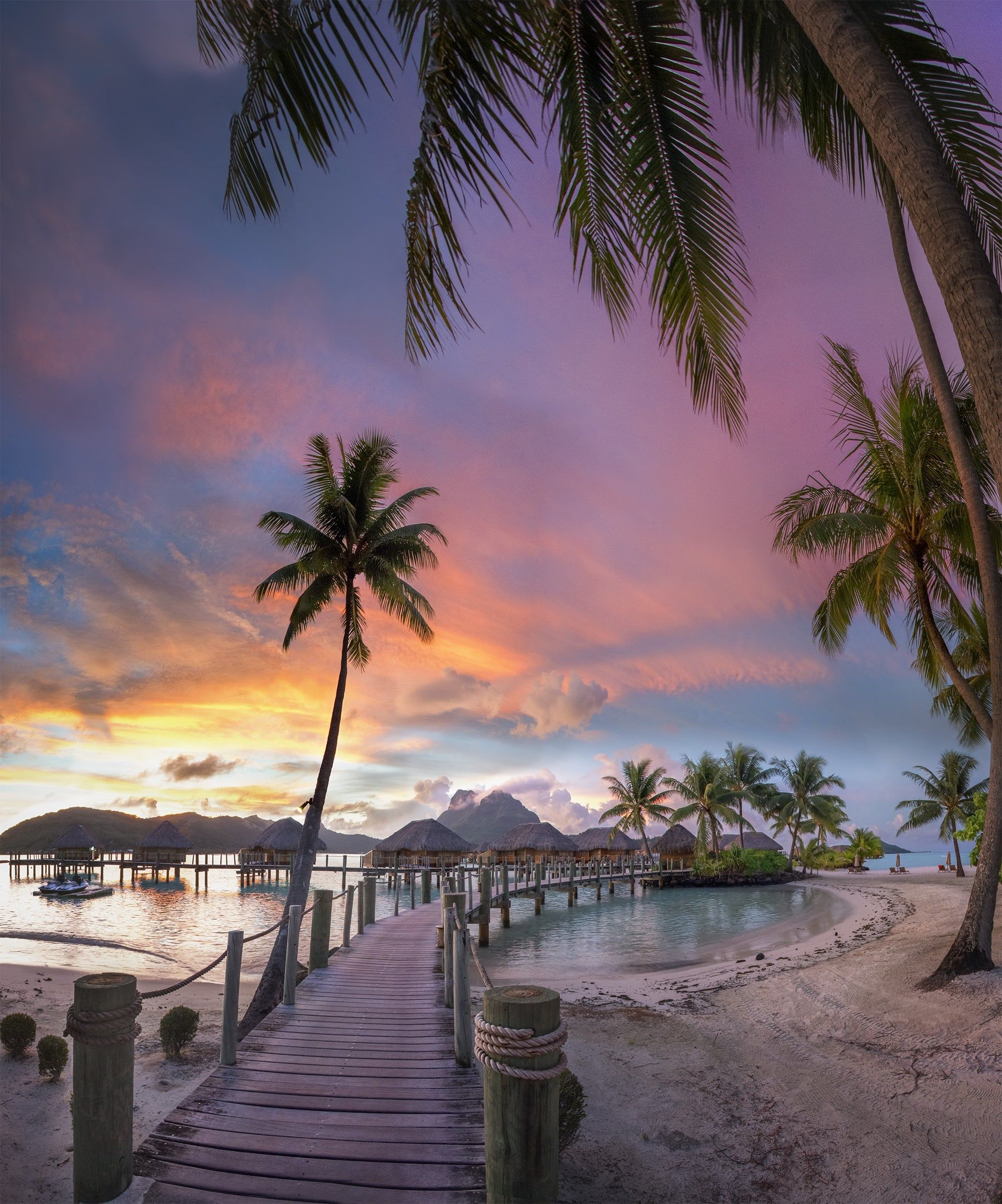 Bora Bora Sunrise Wallpapers