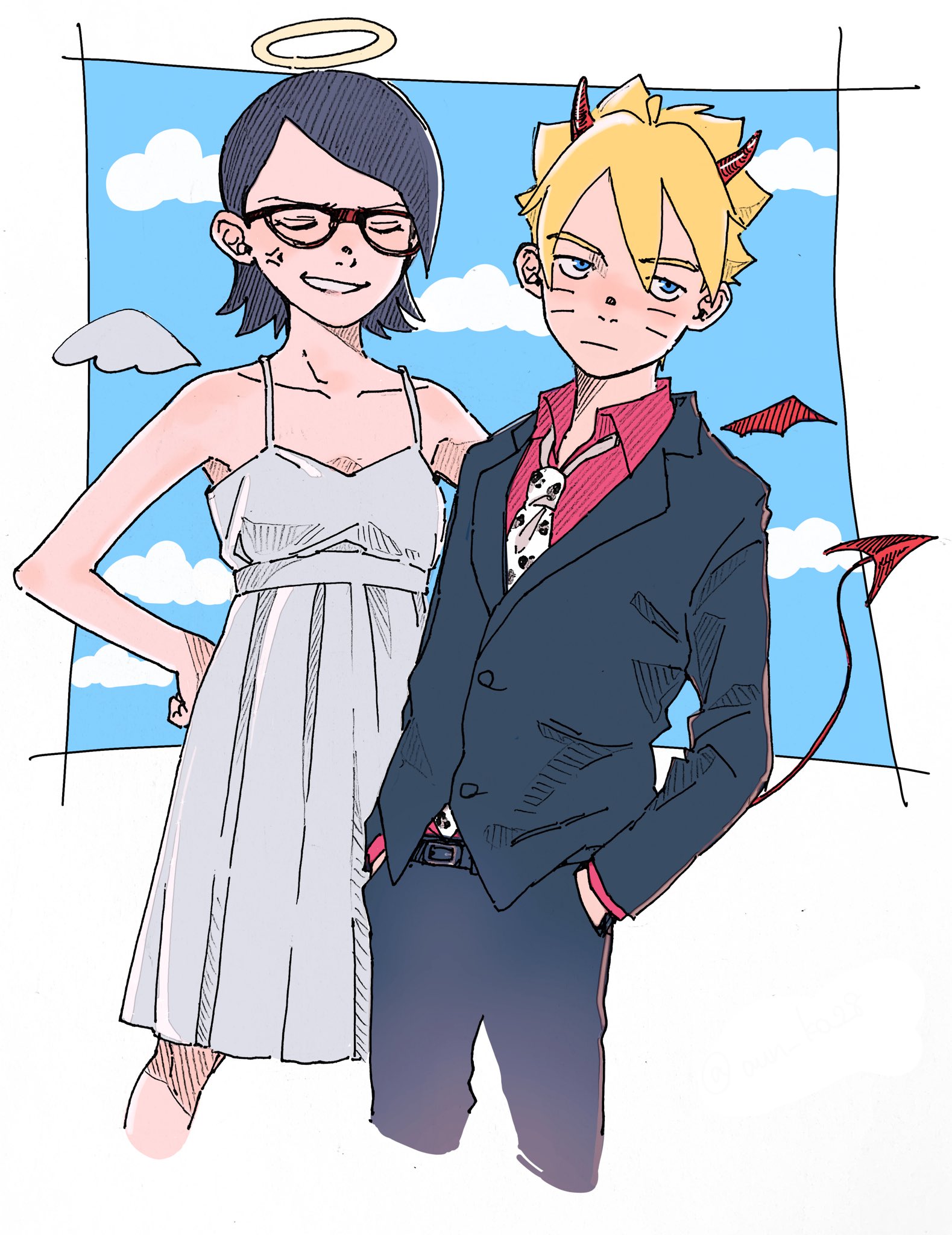 Boruto X Sarada Wallpapers