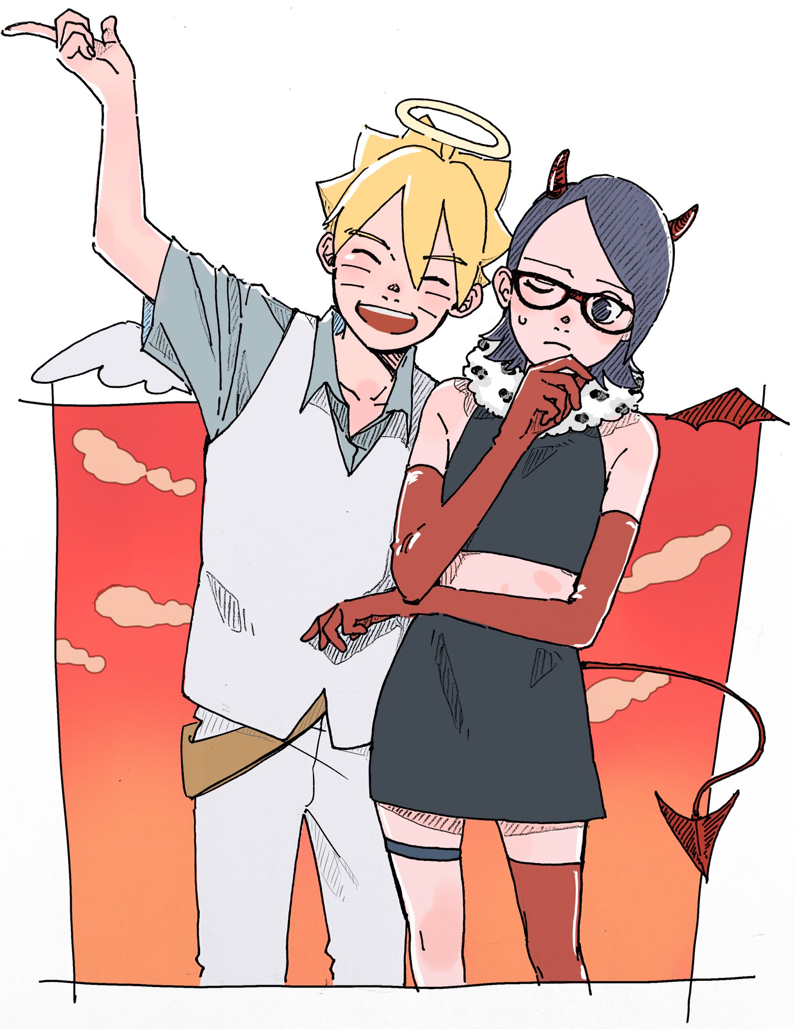 Boruto X Sarada Wallpapers